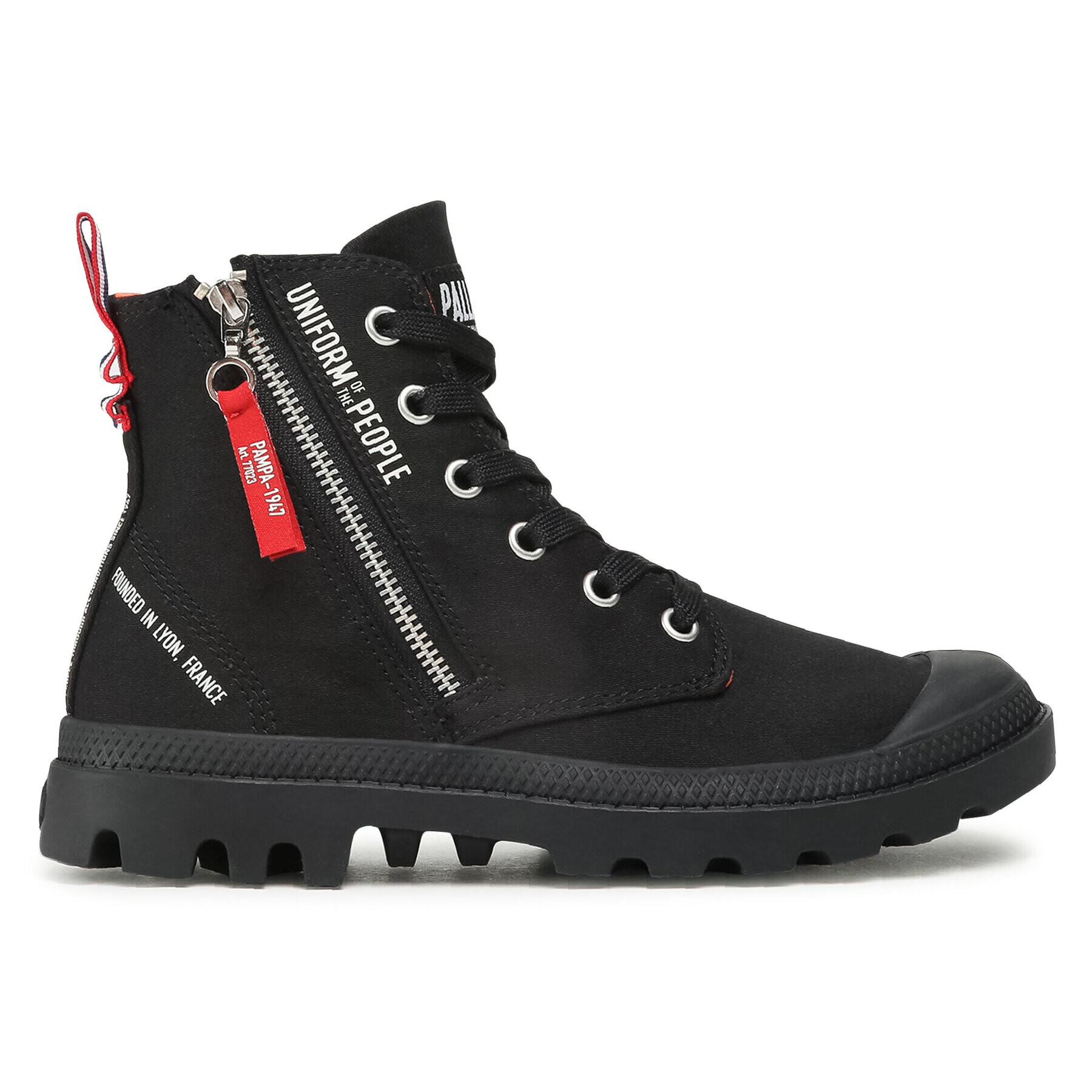 Palladium Trappers Pampa Hi Outzp Puotp 77023-008-M Negru - Pled.ro