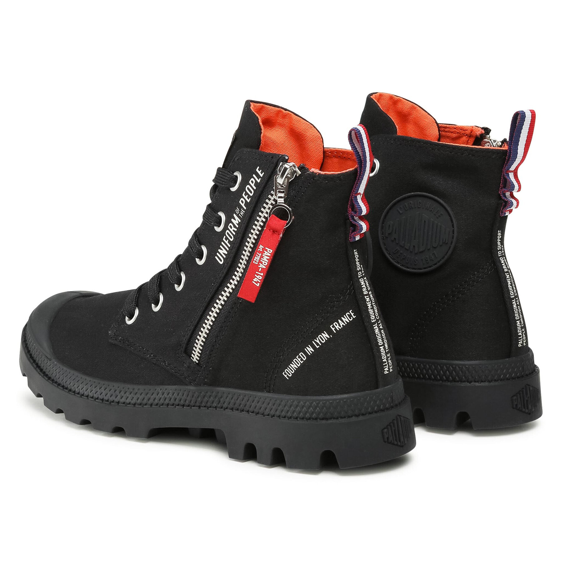 Palladium Trappers Pampa Hi Outzp Puotp 77023-008-M Negru - Pled.ro