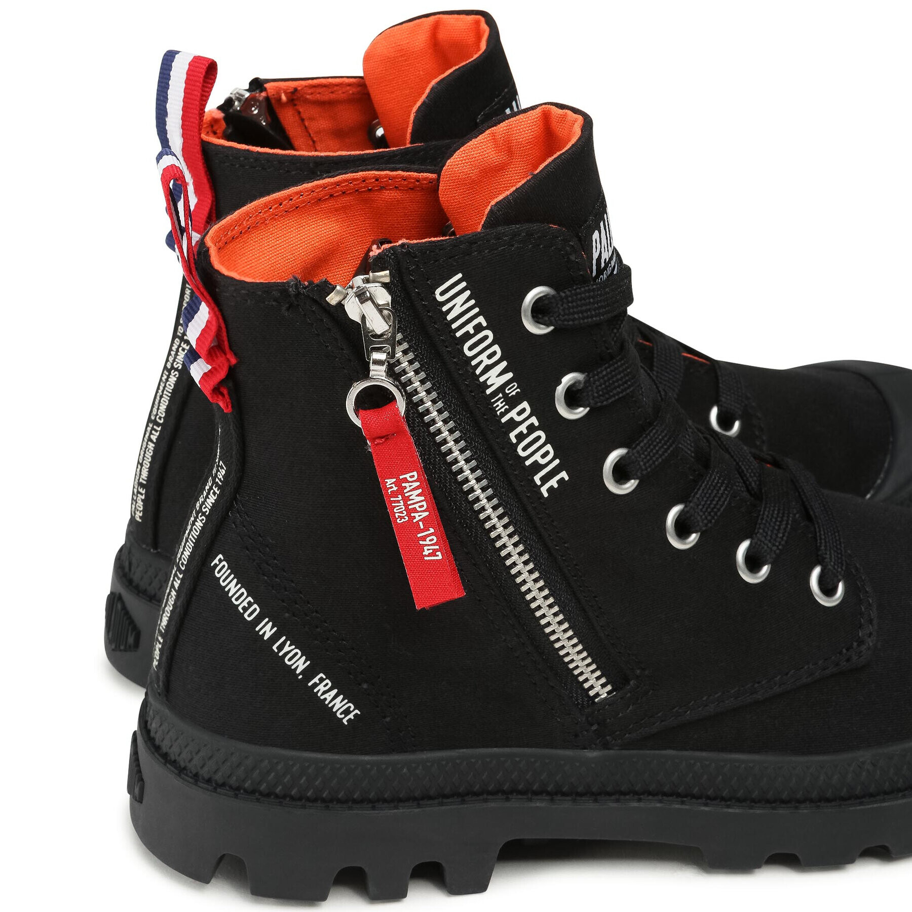 Palladium Trappers Pampa Hi Outzp Puotp 77023-008-M Negru - Pled.ro