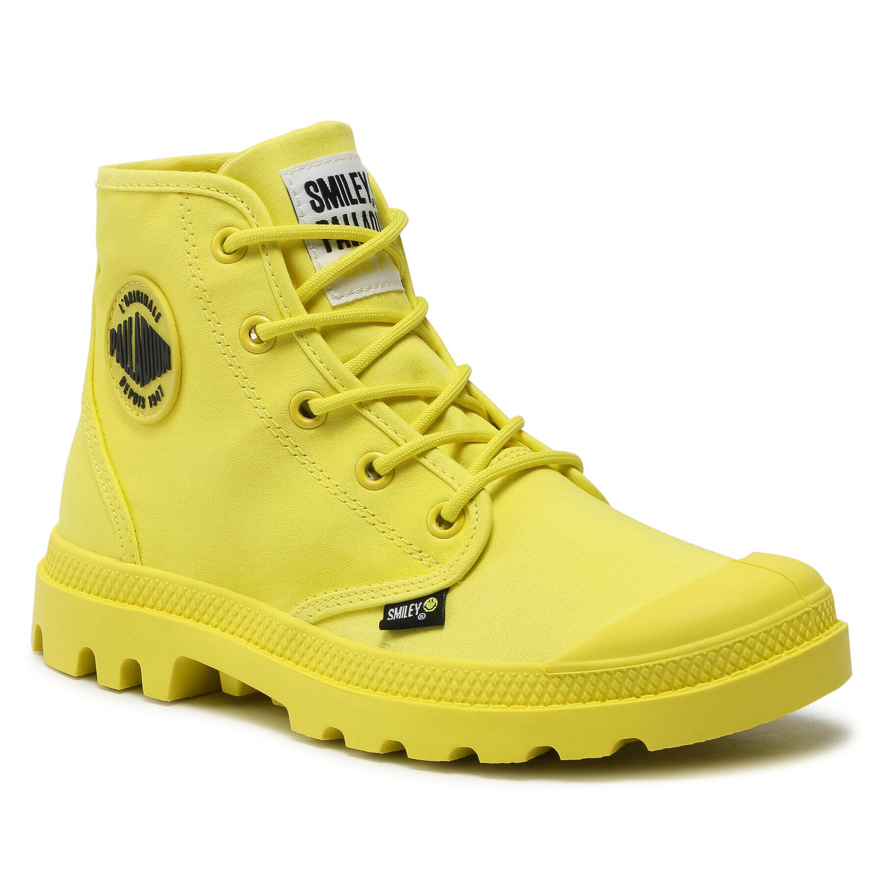 Palladium Trappers Pampa Hi Smiley Be Kind 77079-736-M Galben - Pled.ro