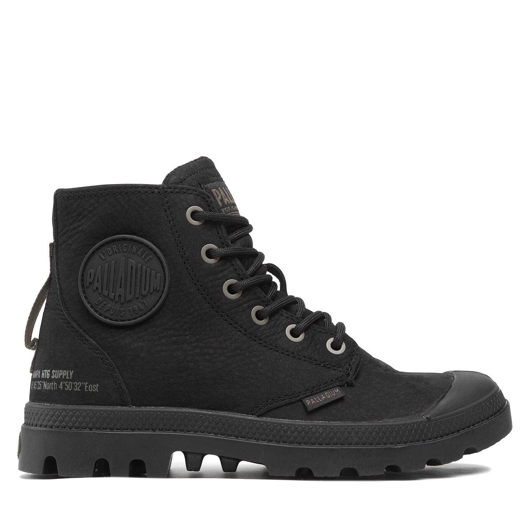 Palladium Trappers Pampa Hi Supply Lth 77963-001-M Negru - Pled.ro