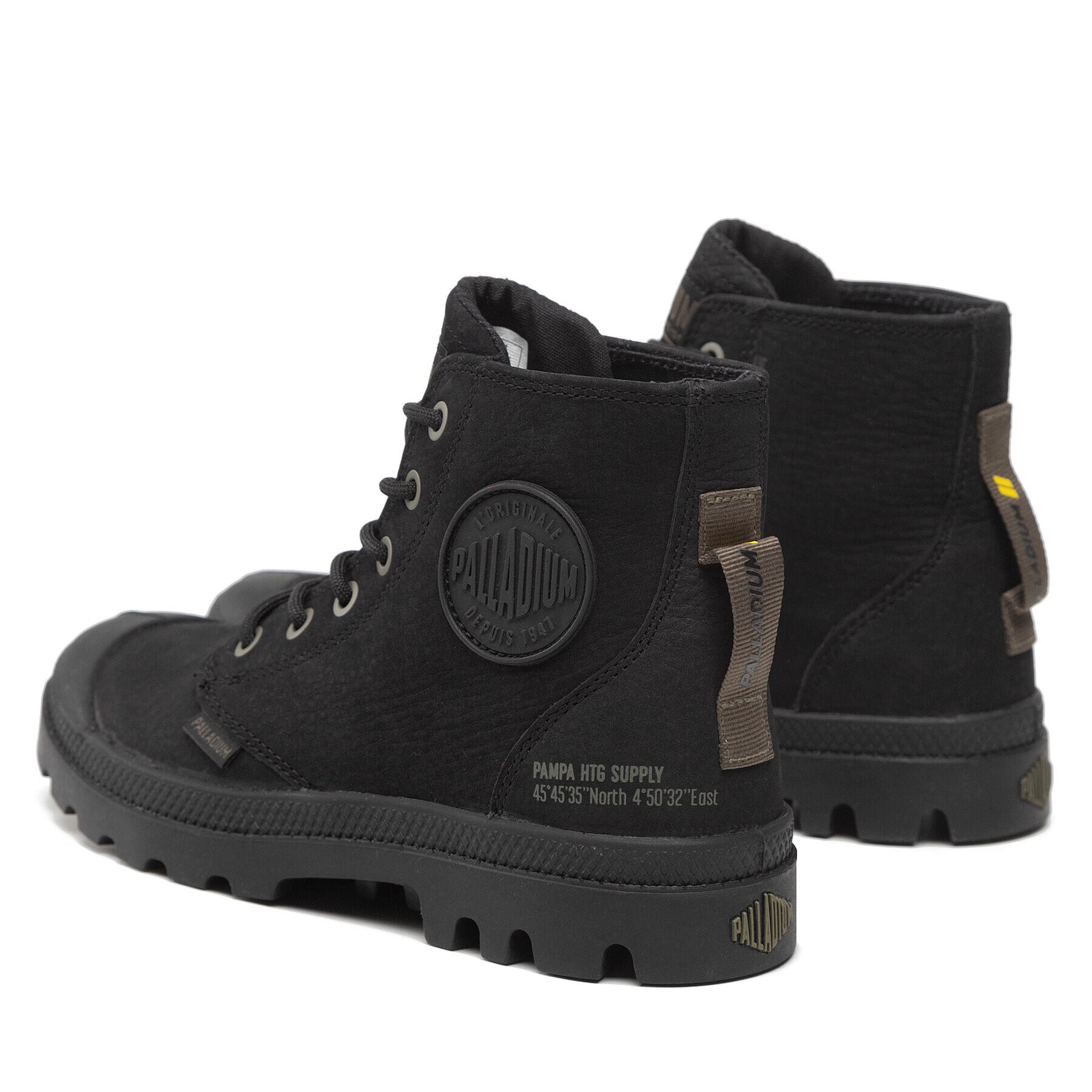 Palladium Trappers Pampa Hi Supply Lth 77963-001-M Negru - Pled.ro