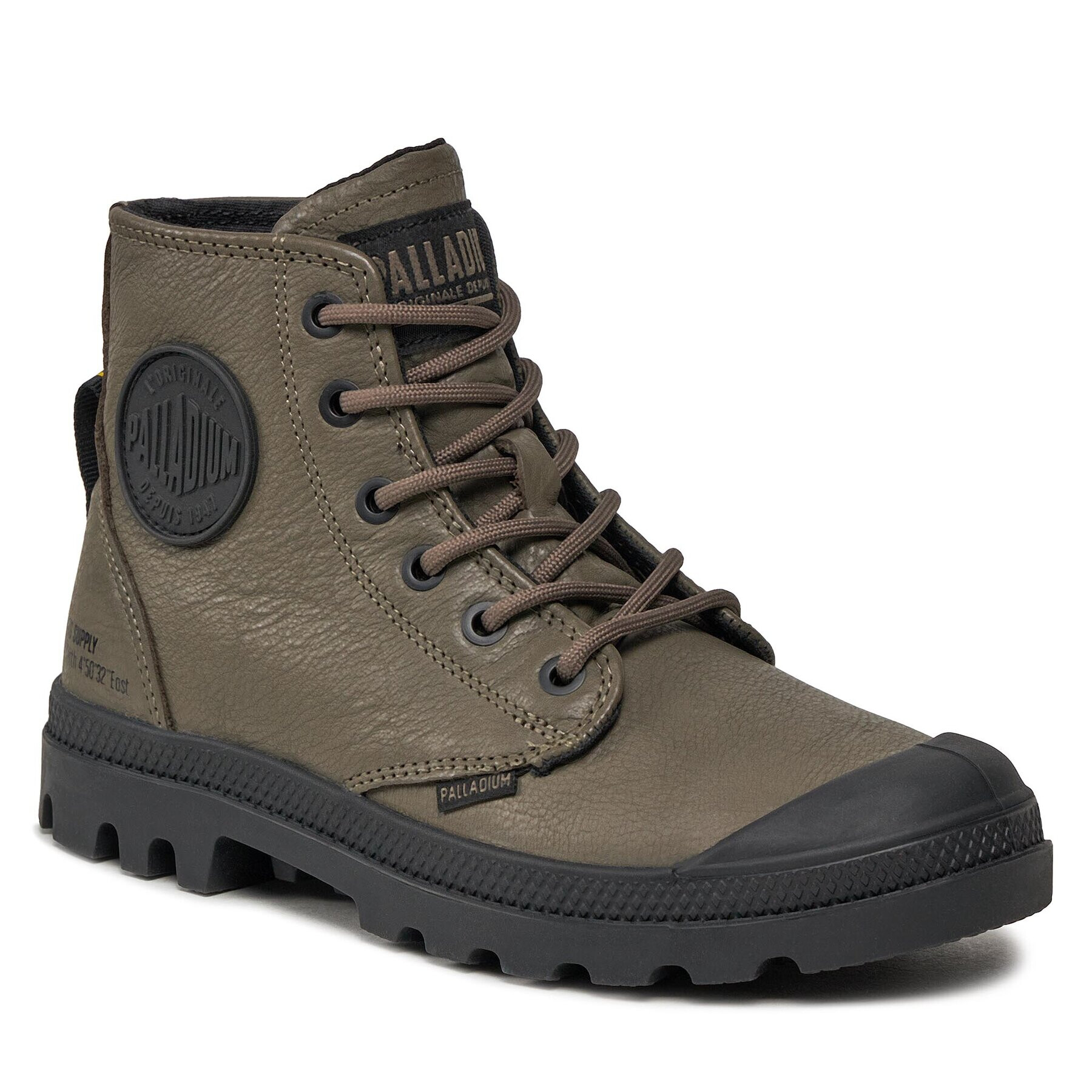 Palladium Trappers Pampa Hi Supply Lth 77963-213-M Maro - Pled.ro