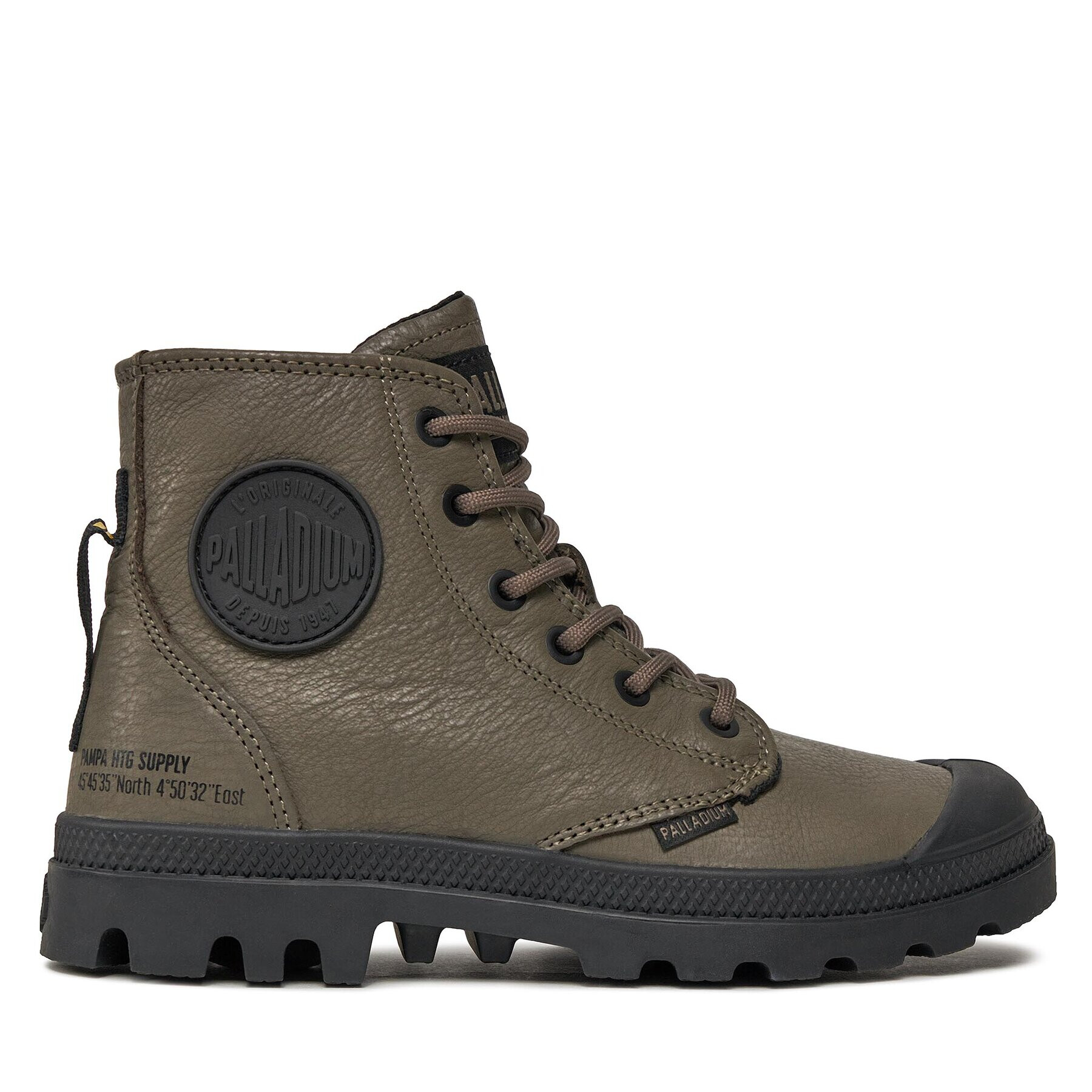 Palladium Trappers Pampa Hi Supply Lth 77963-213-M Maro - Pled.ro