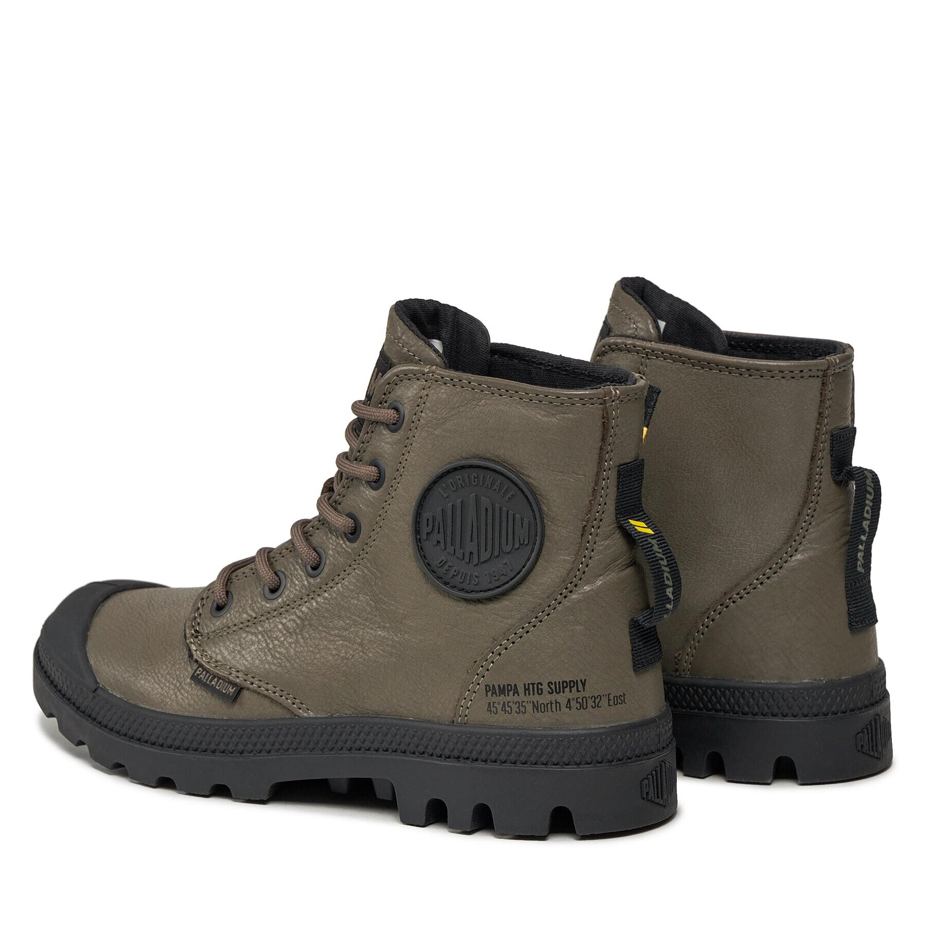 Palladium Trappers Pampa Hi Supply Lth 77963-213-M Maro - Pled.ro