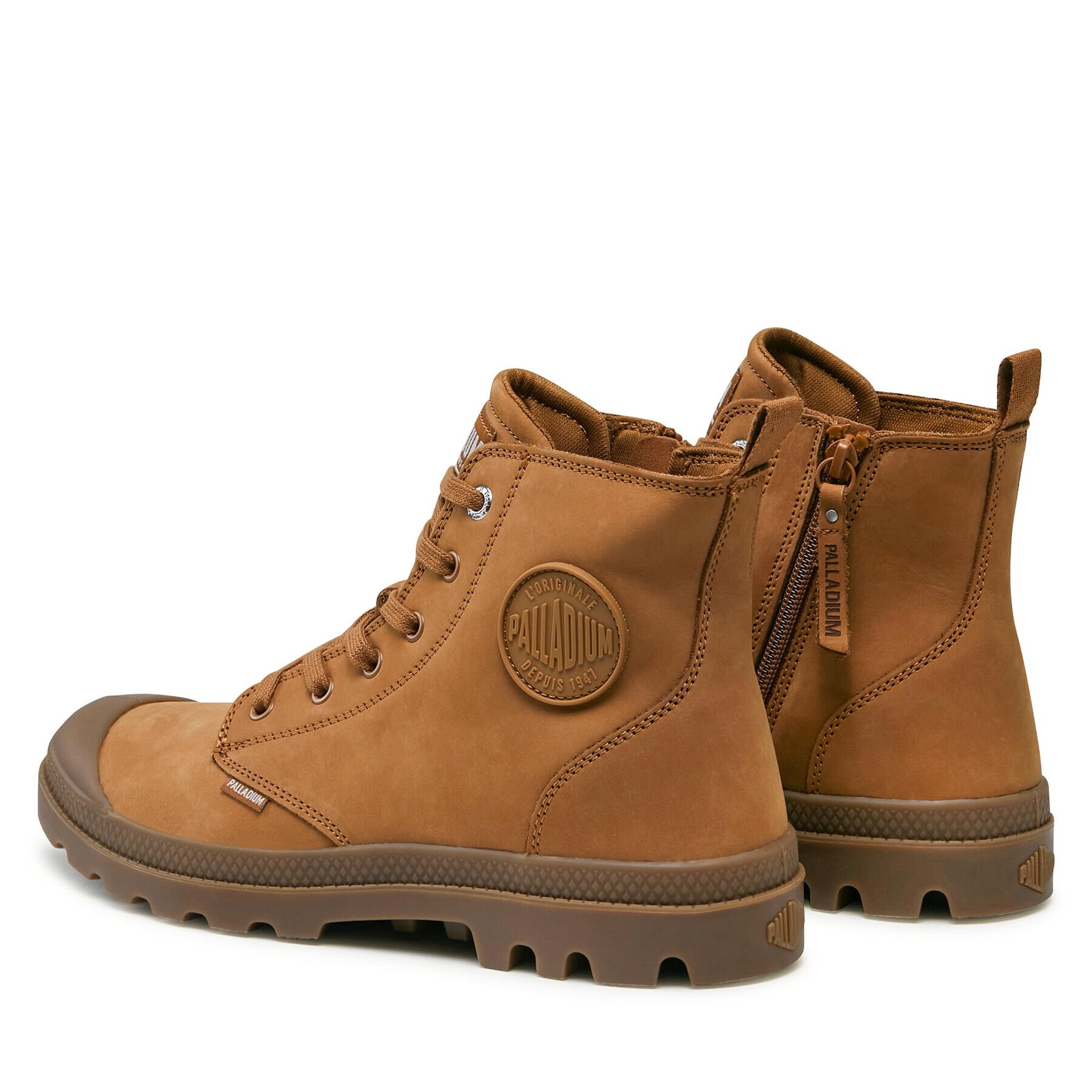 Palladium Trappers Pampa Hi Zip 06440-237-M Maro - Pled.ro