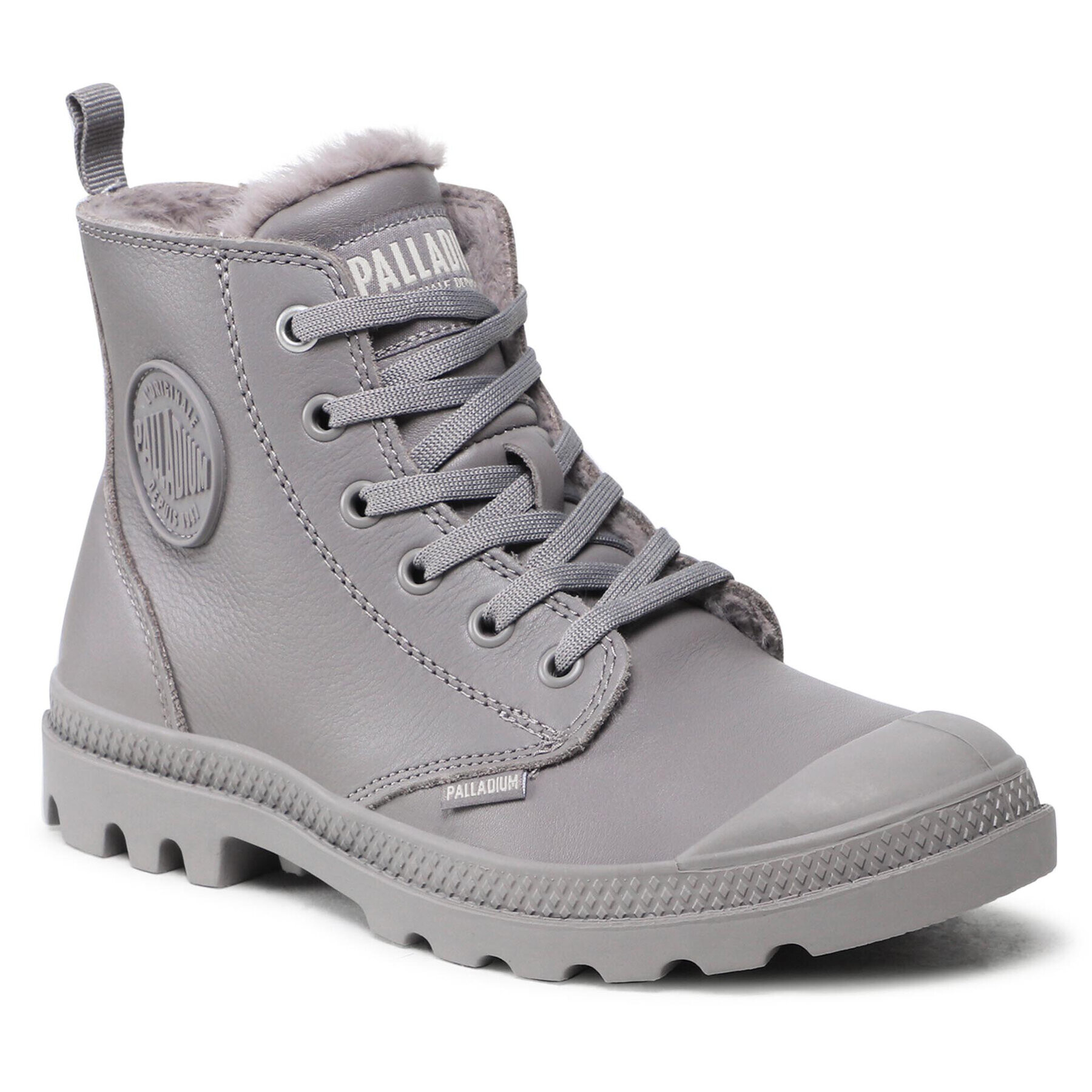 Palladium Trappers Pampa Hi Zip Lth S 97223-071-M Gri - Pled.ro