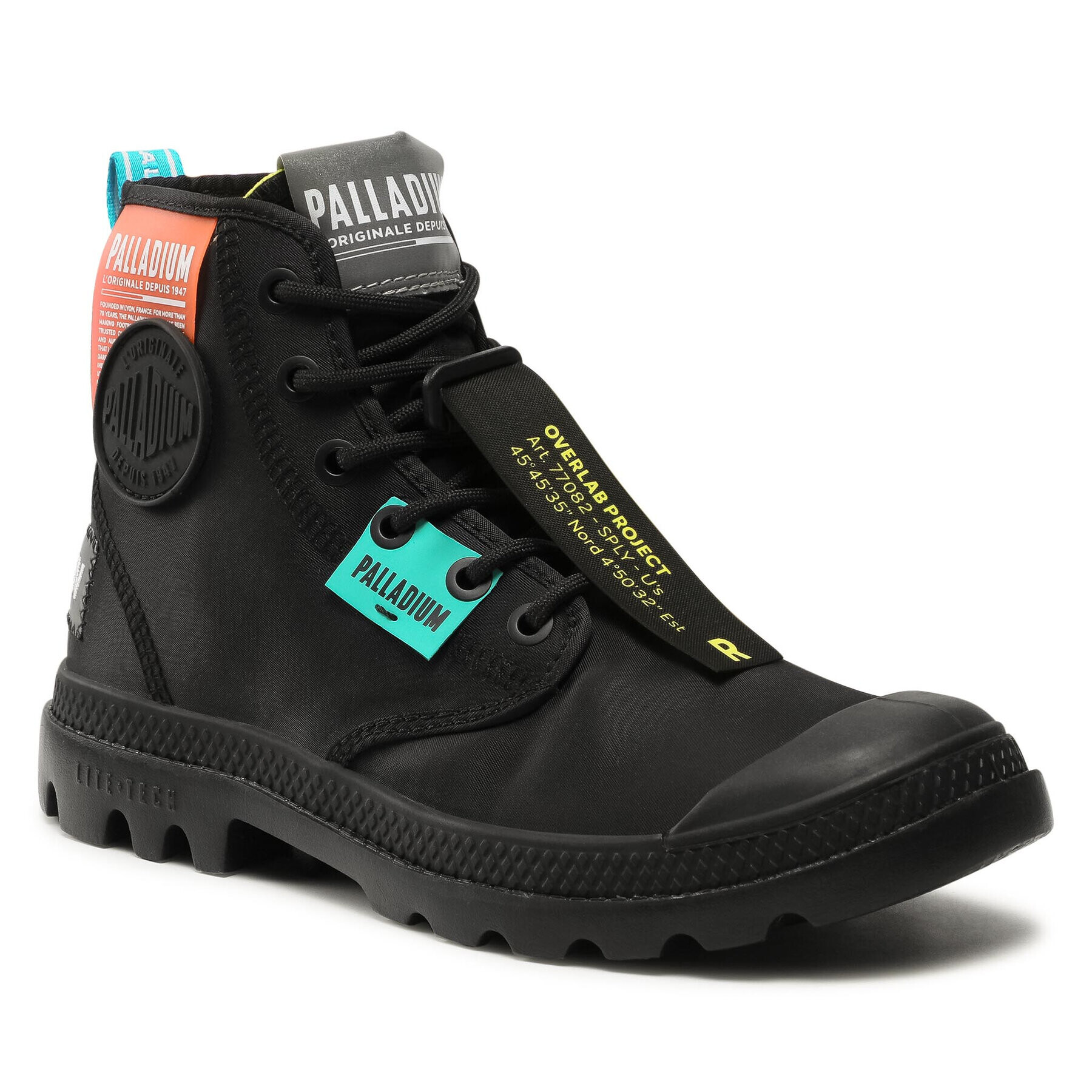 Palladium Trappers Pampa Lite Overlab Neon 77082-008-M Negru - Pled.ro