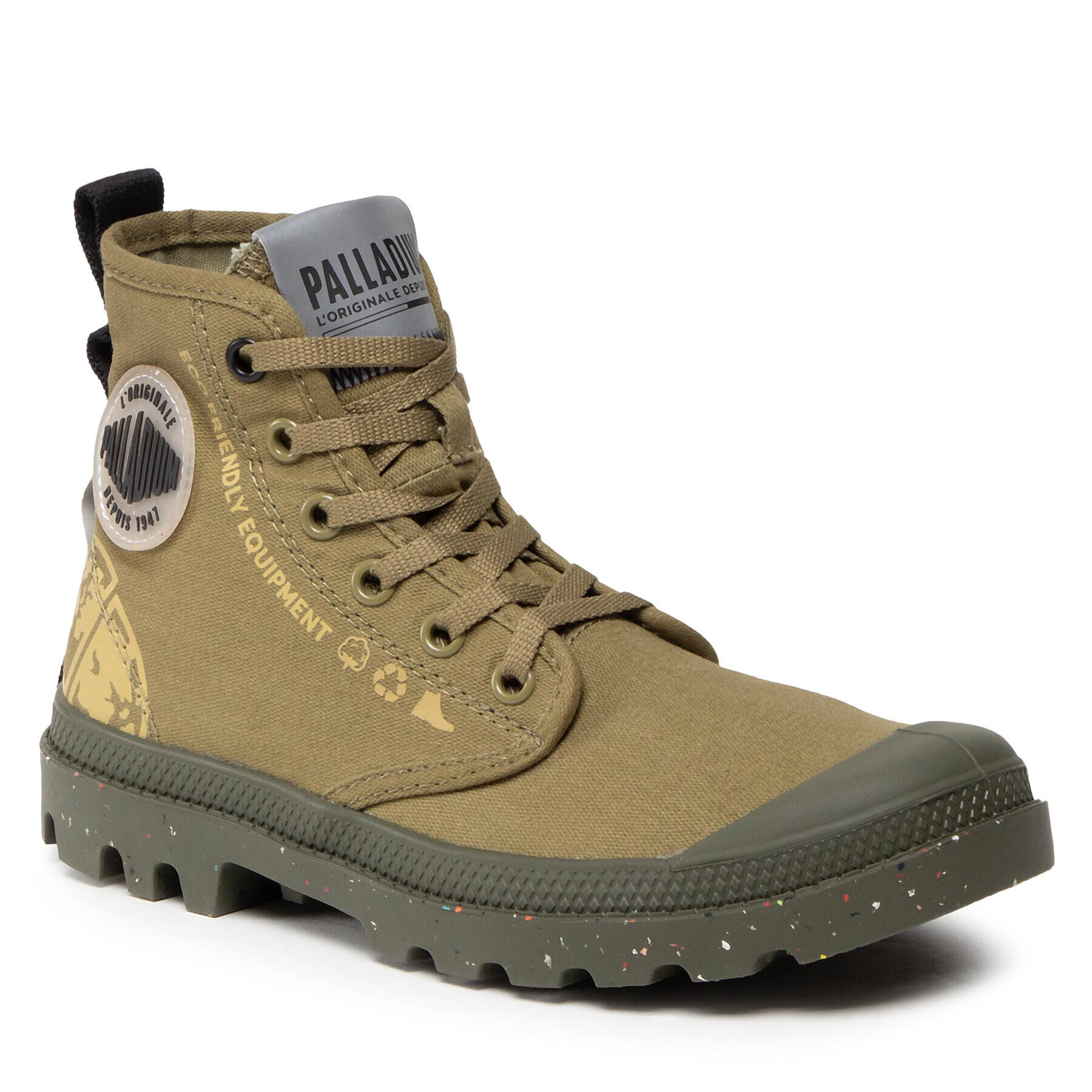 Palladium Trappers Pampa Organic Metro 77022-393-M Verde - Pled.ro