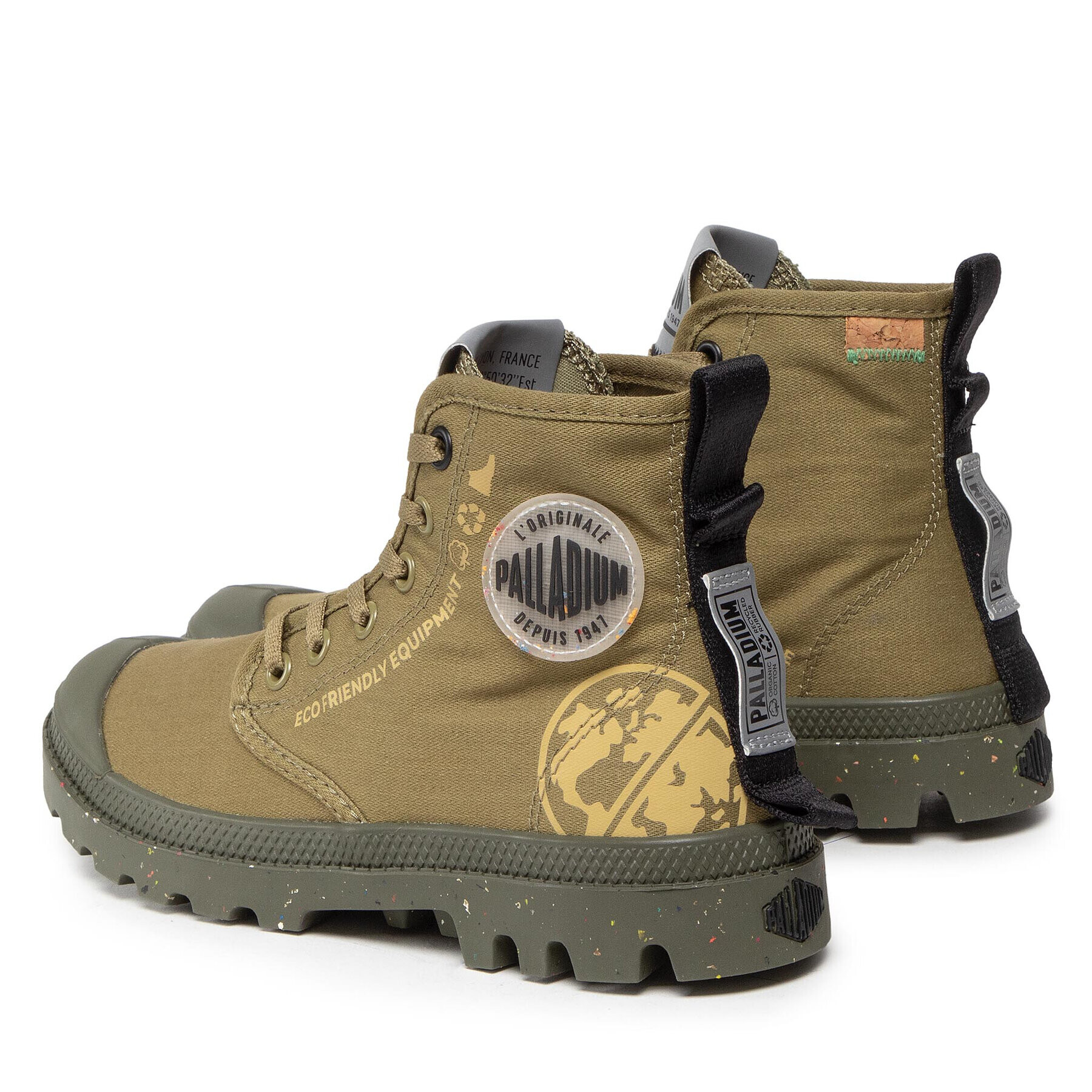 Palladium Trappers Pampa Organic Metro 77022-393-M Verde - Pled.ro