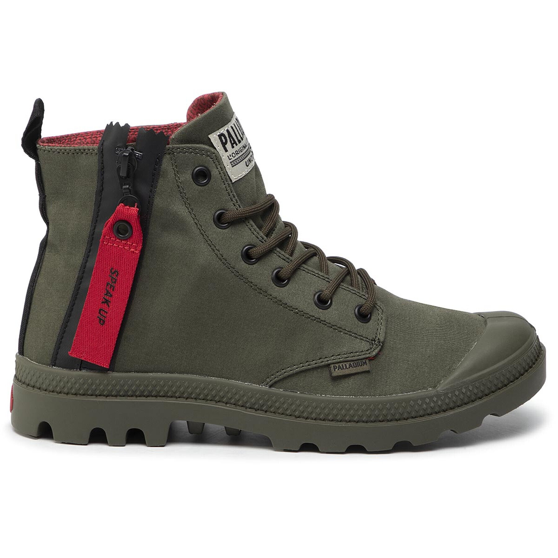 Palladium Trappers Pampa Unzipped 76443-309-M Verde - Pled.ro