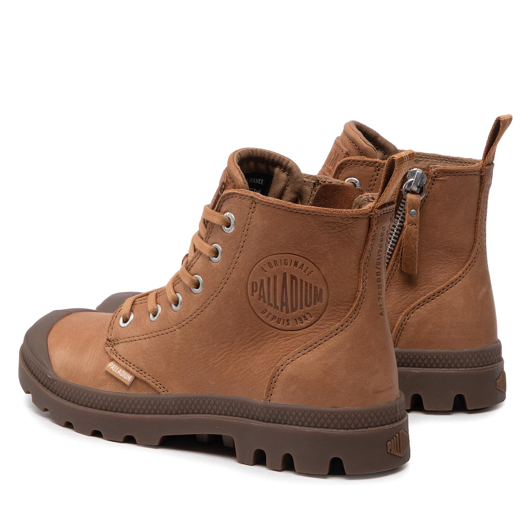 Palladium Trappers Pampa Zip Lth Ess 76888-252-M Maro - Pled.ro