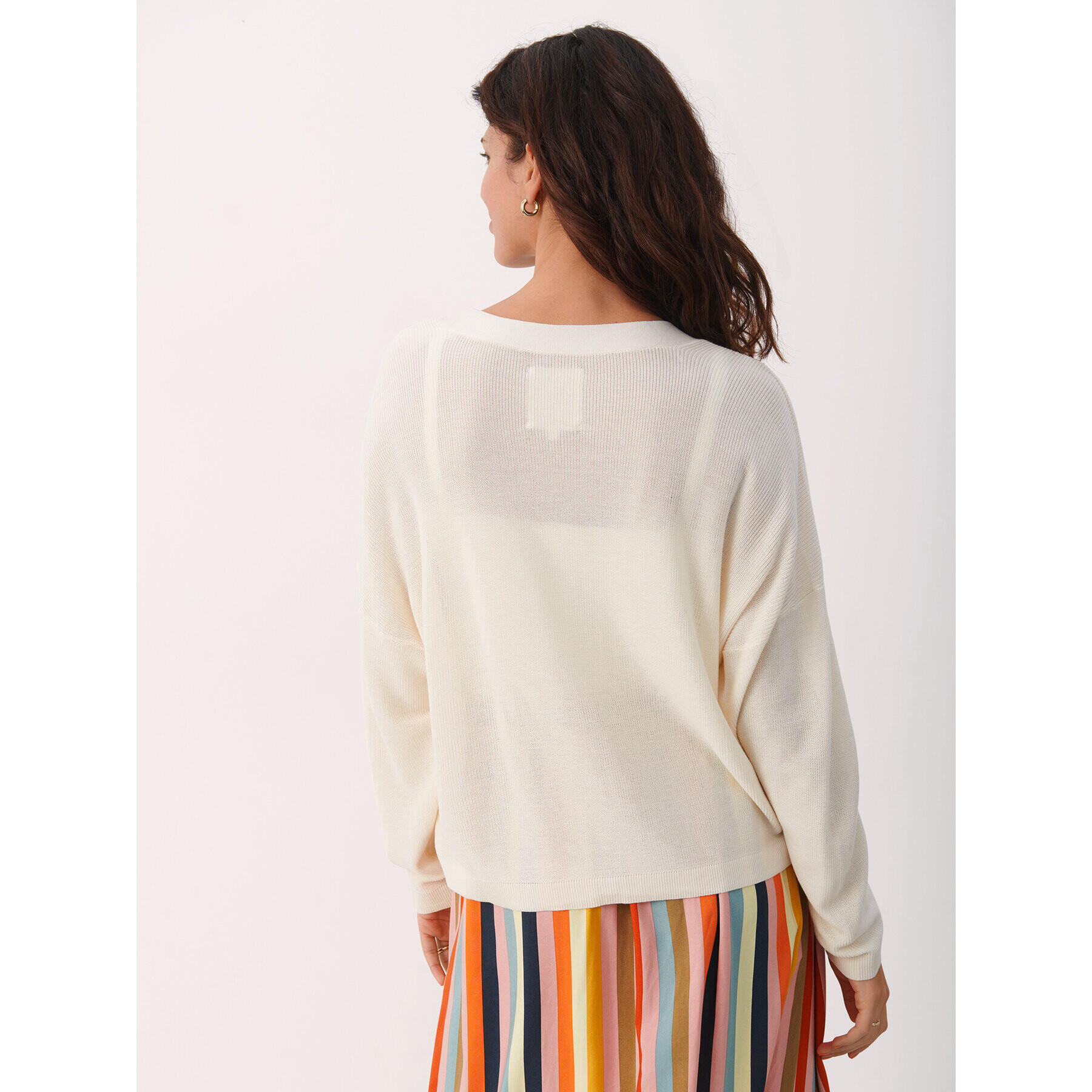 Part Two Cardigan Bessie 30307872 Écru Loose Fit - Pled.ro