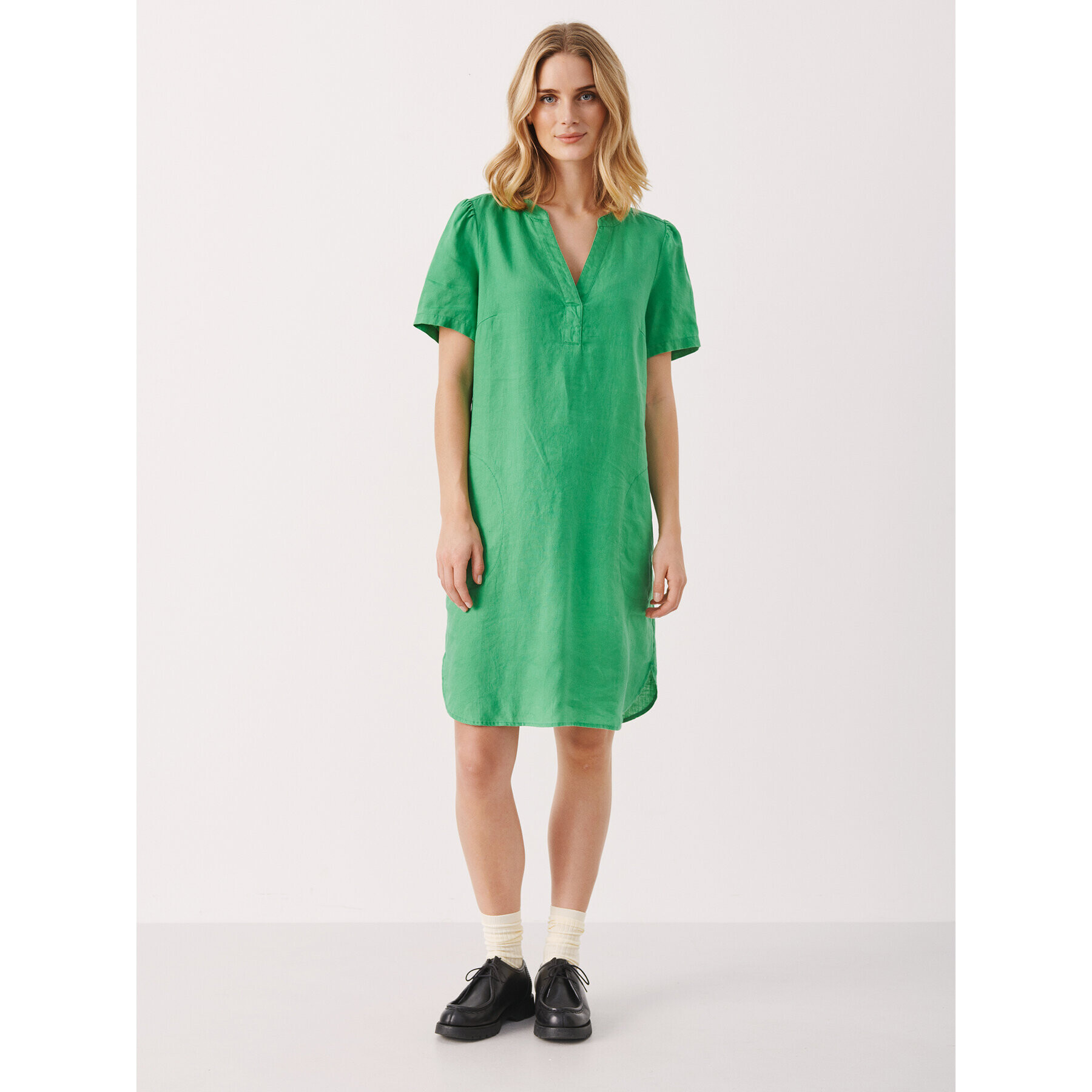 Part Two Rochie de zi Aminase 30306783 Verde Regular Fit - Pled.ro