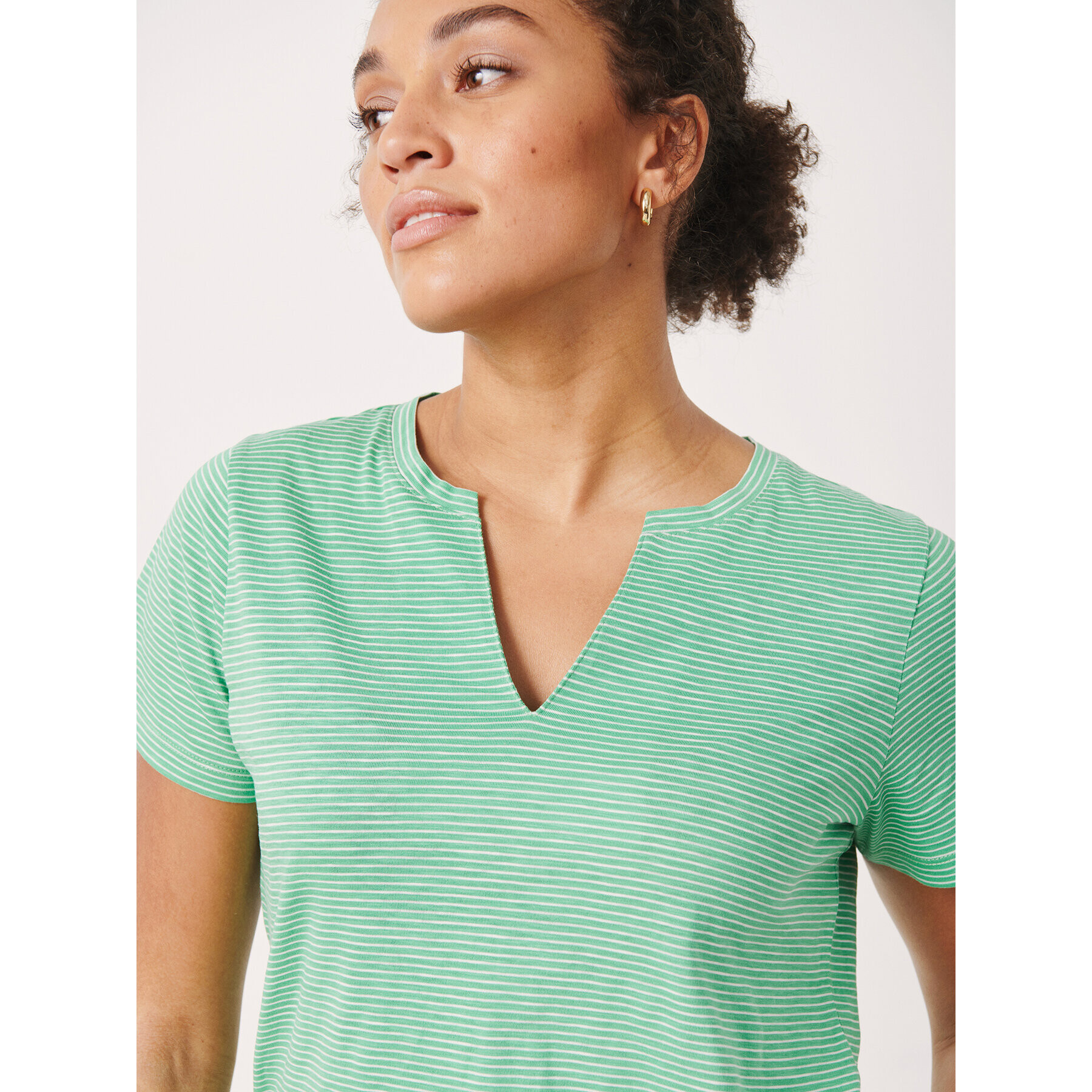 Part Two Tricou Gesinas 30307288 Verde Regular Fit - Pled.ro