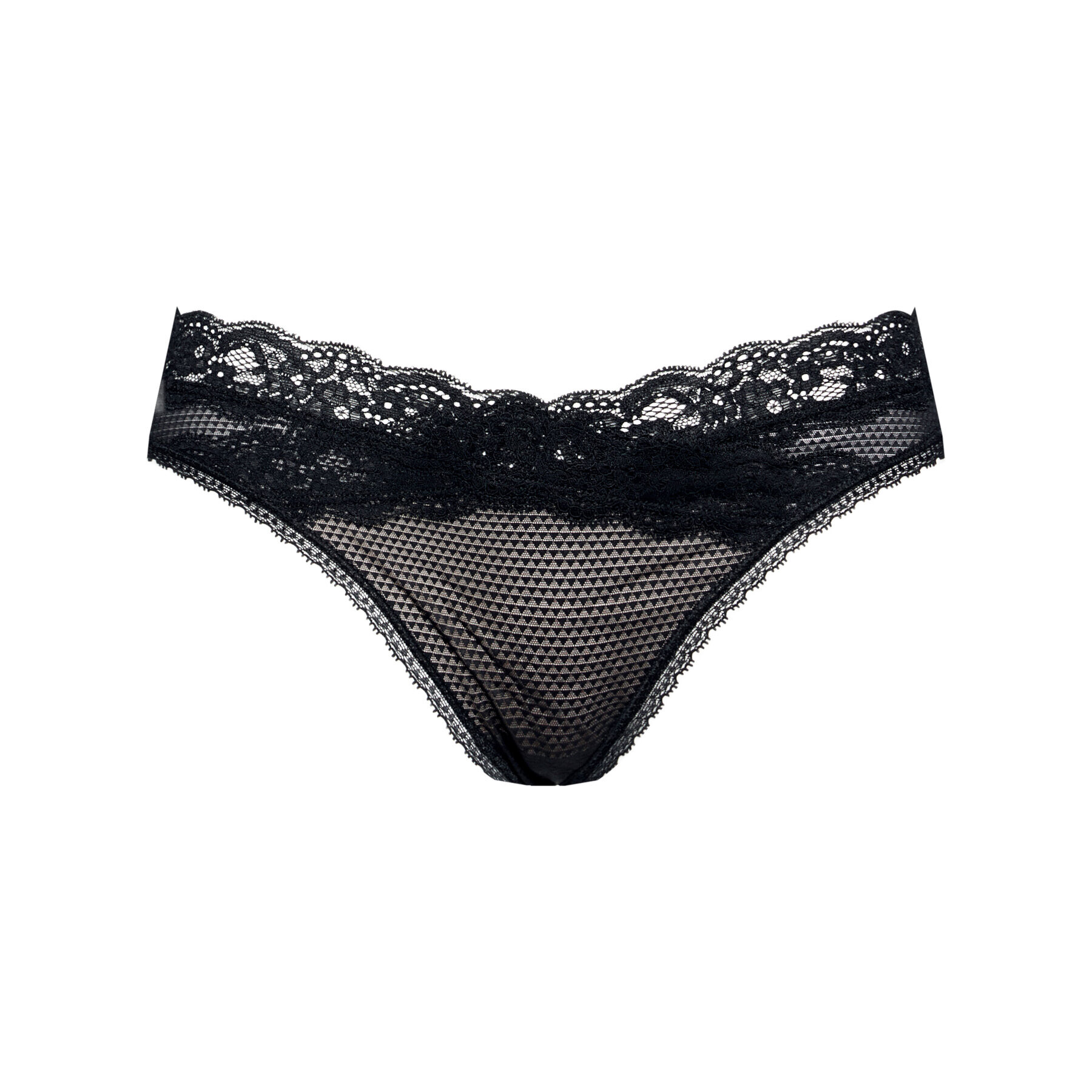 Passionata by Chantelle Chilot brazilian Brooklyn P57070 Negru - Pled.ro