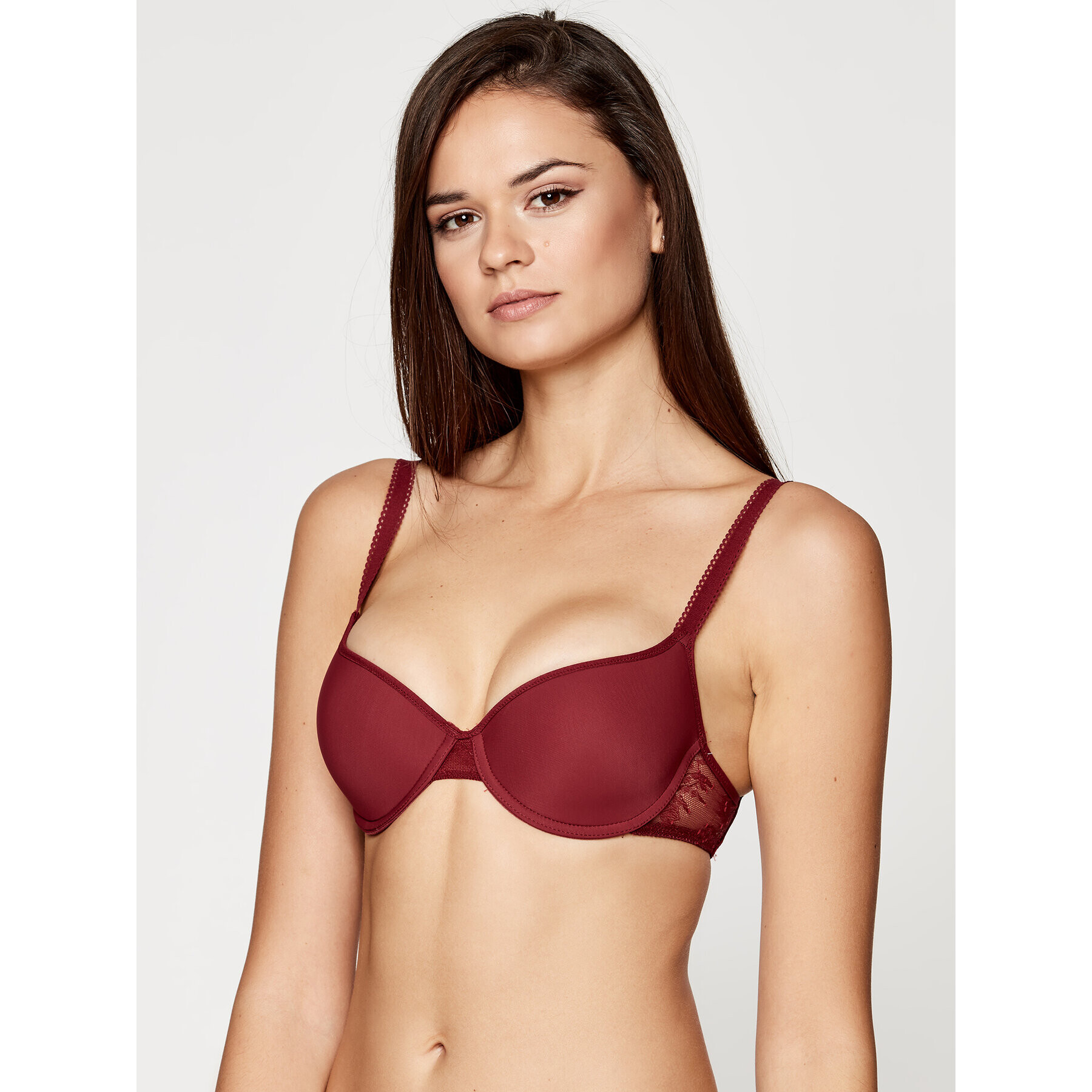 Passionata by Chantelle Sutien cu armătură Aura P49D90 Vișiniu - Pled.ro