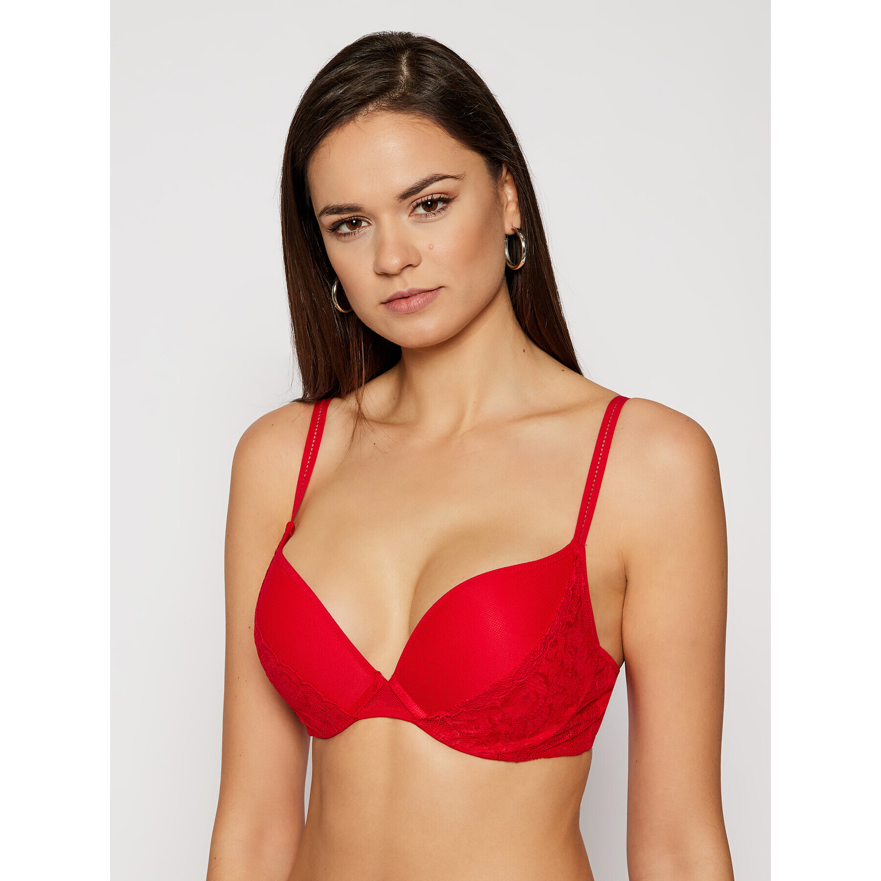 Passionata by Chantelle Sutien Push-up Camden P42C20 Roșu - Pled.ro