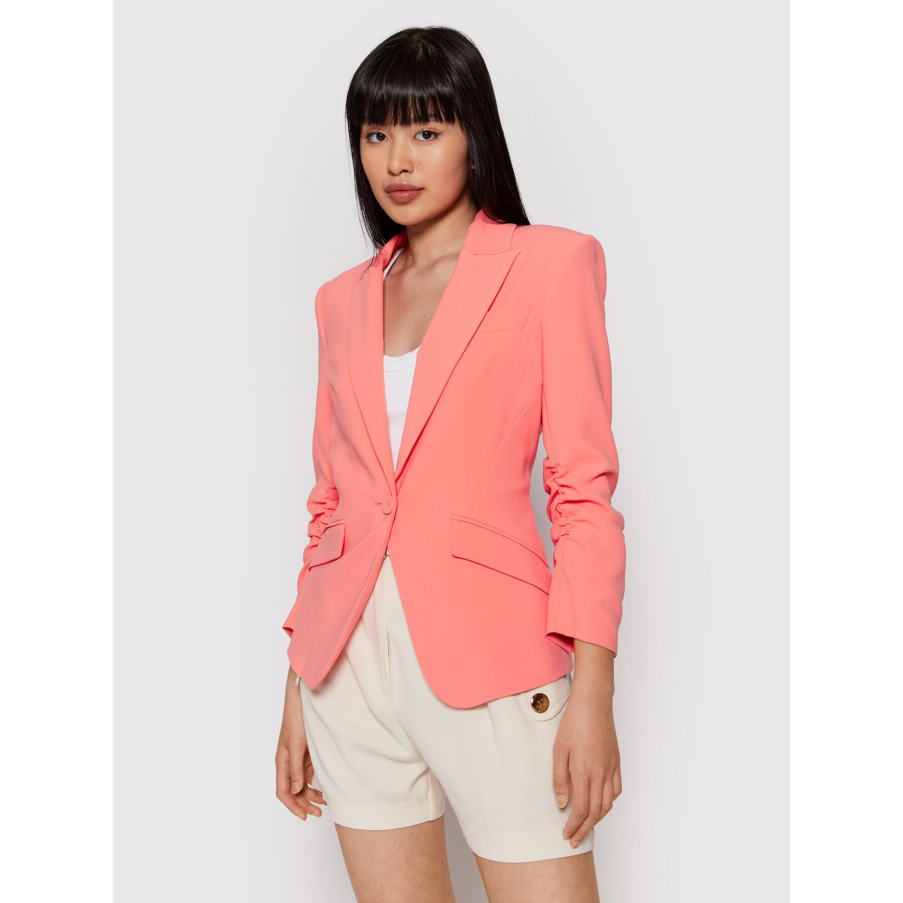 Patrizia Pepe Blazer 2S1419/A049-R747 Roz Slim Fit - Pled.ro