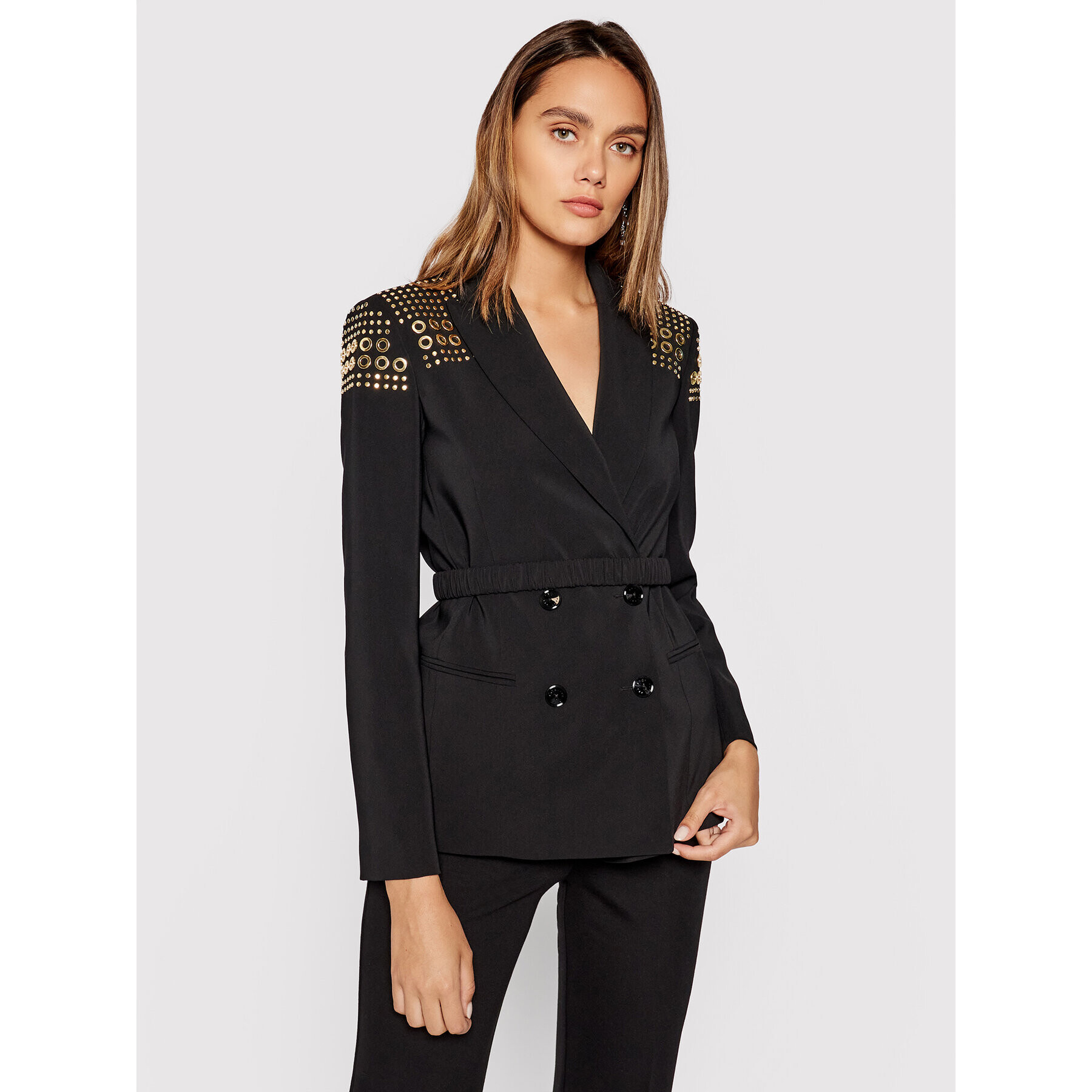 Patrizia Pepe Blazer 8S0404/A6F5-K103 Negru Regular Fit - Pled.ro