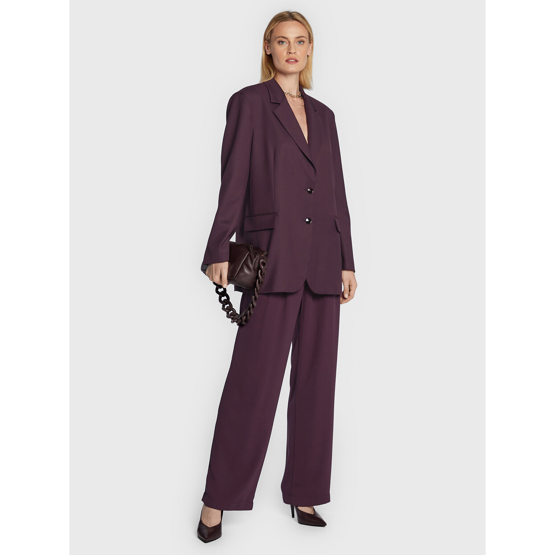 Patrizia Pepe Sacou 8S0442/A106-M424 Violet Oversize - Pled.ro