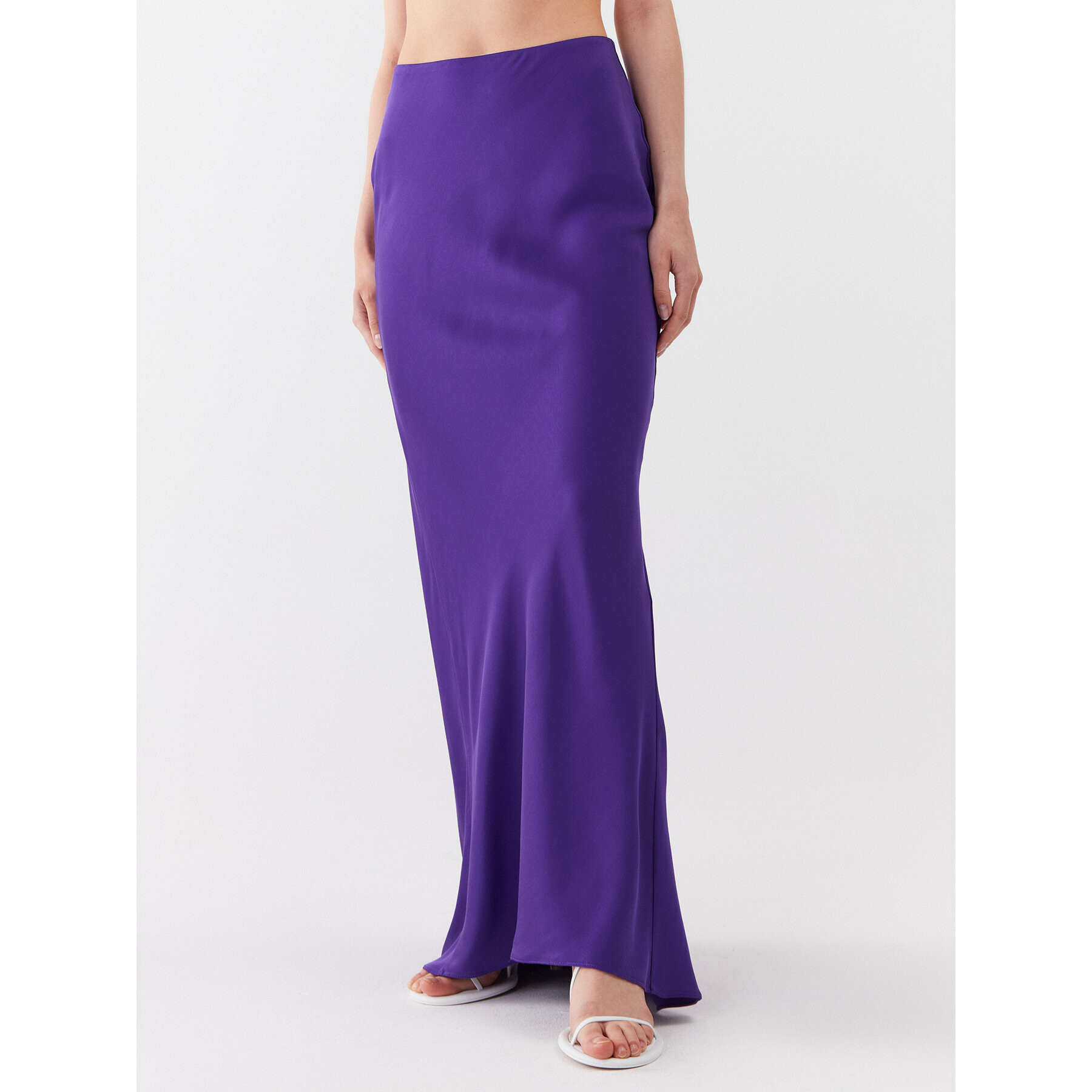 Patrizia Pepe Fustă maxi 2G0911/A262-M448 Violet Regular Fit - Pled.ro