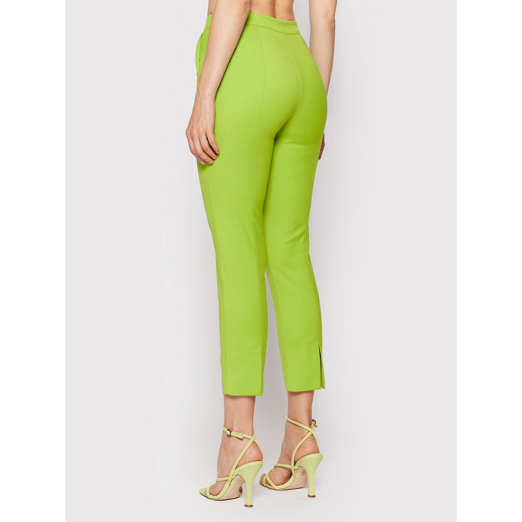 Patrizia Pepe Pantaloni din material 8P0439/A106-G532 Verde Regular Fit - Pled.ro