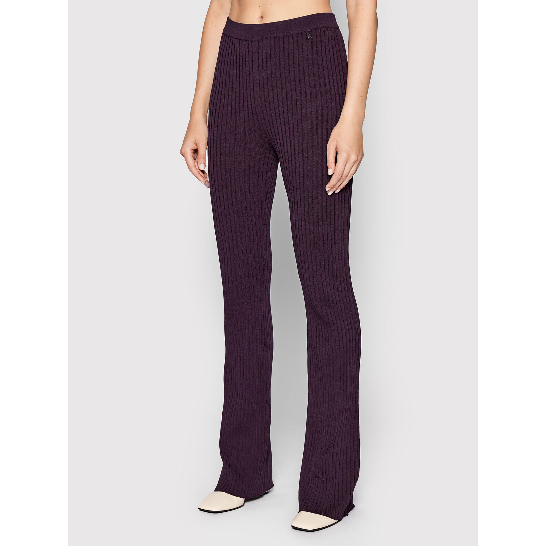 Patrizia Pepe Pantaloni din material 8P0444/K9J5-M424 Violet Flare Fit - Pled.ro