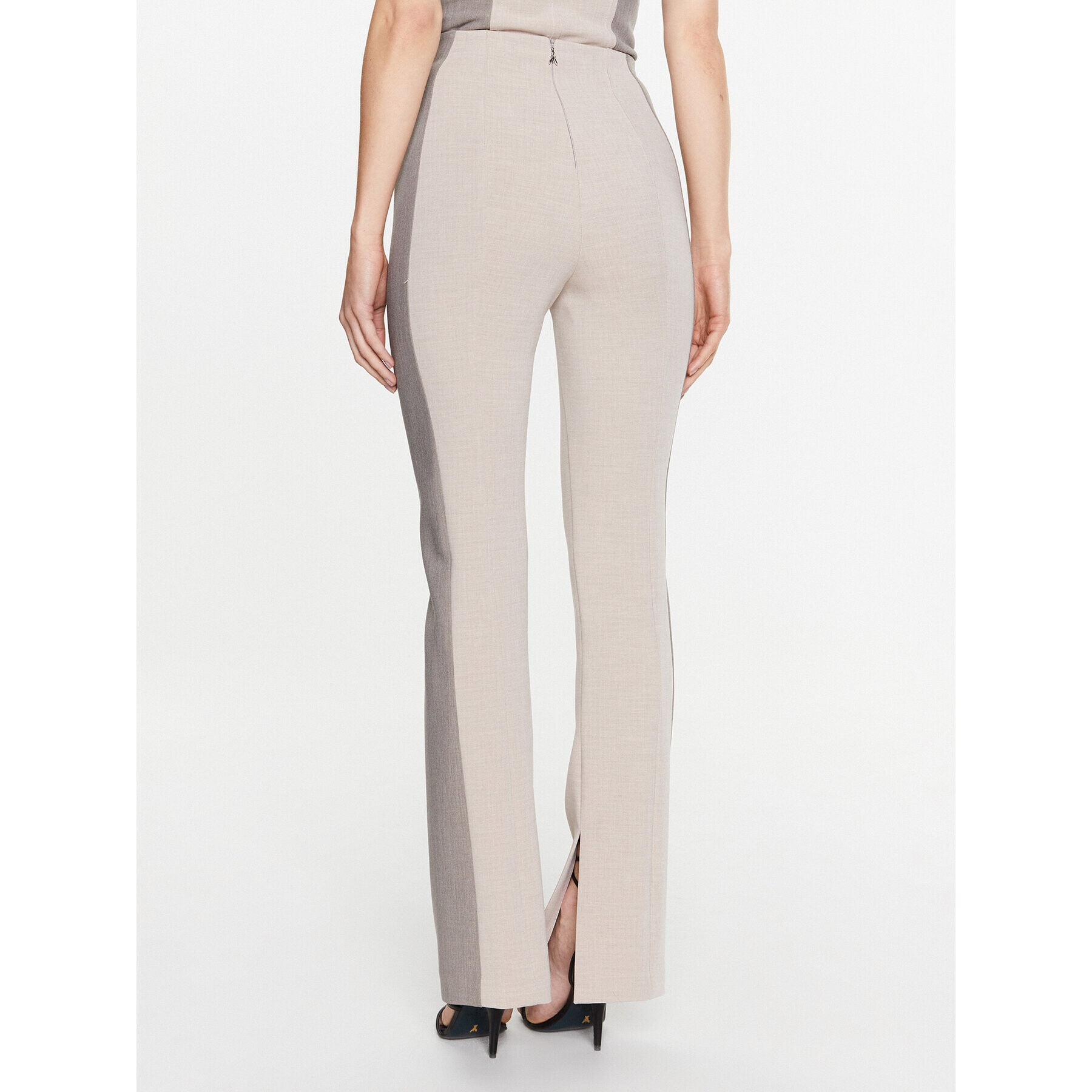 Patrizia Pepe Pantaloni din material 8P0484/A215-F1PZ Bej Regular Fit - Pled.ro