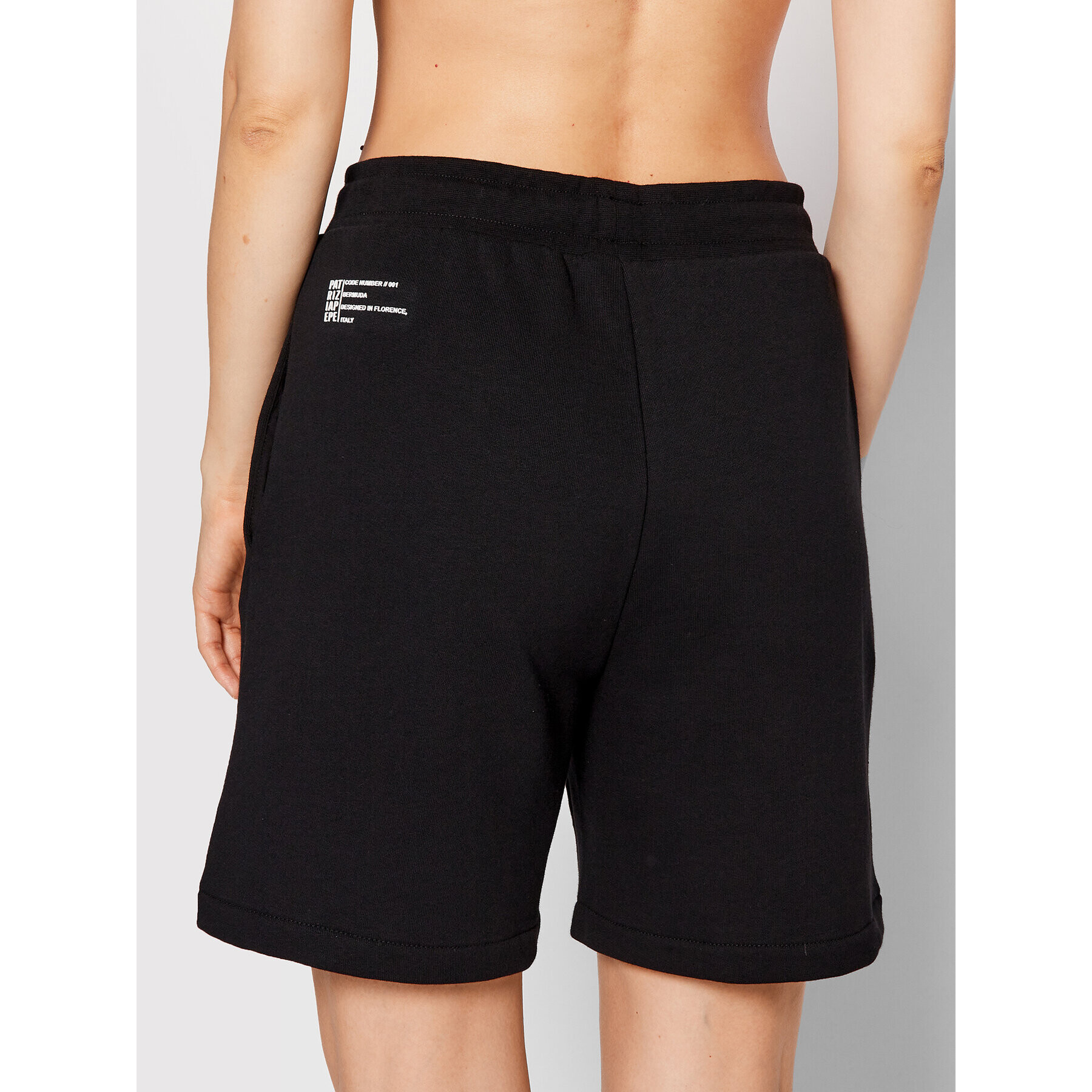 Patrizia Pepe Pantaloni scurți sport 8P0453/J041-K103 Negru Regular Fit - Pled.ro