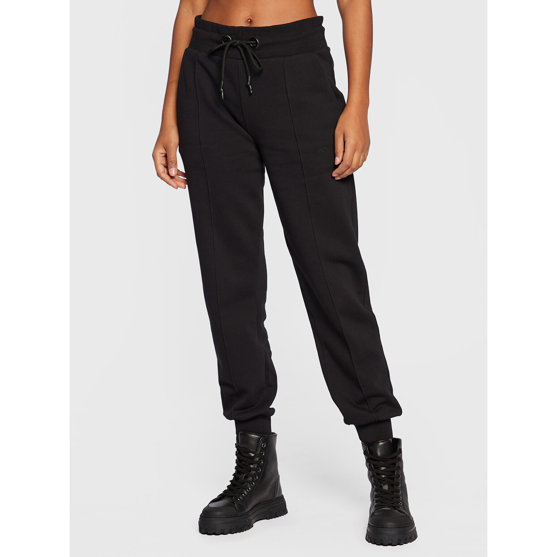 Patrizia Pepe Pantaloni trening 2P1450/J079-K103 Negru Regular Fit - Pled.ro