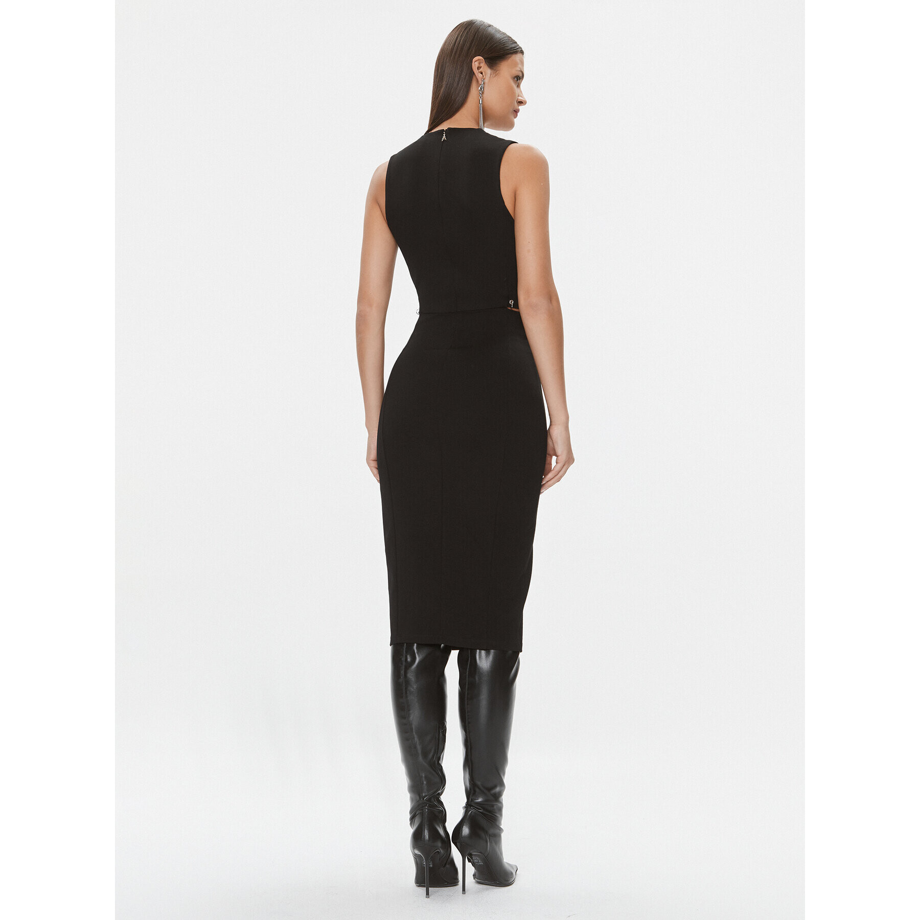 Patrizia Pepe Rochie cocktail 2A2664/A1DX-K103 Negru Slim Fit - Pled.ro