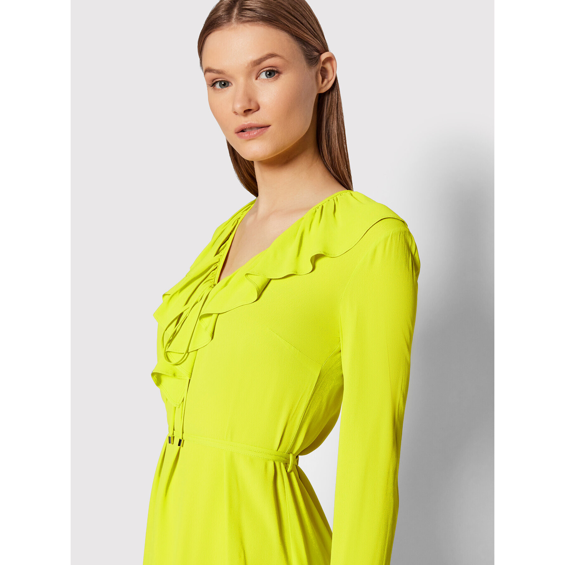 Patrizia Pepe Rochie de zi 8A0970/A8I1-Y368 Verde Regular Fit - Pled.ro