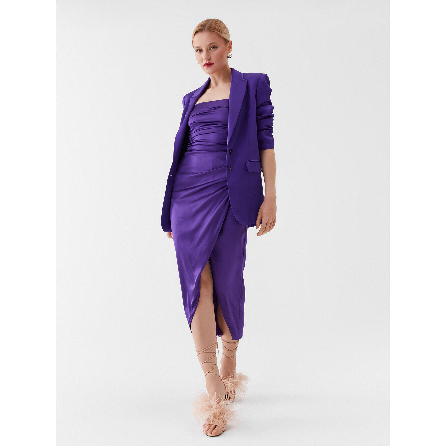 Patrizia Pepe Sacou 2S1456/A262-M448 Violet Regular Fit - Pled.ro