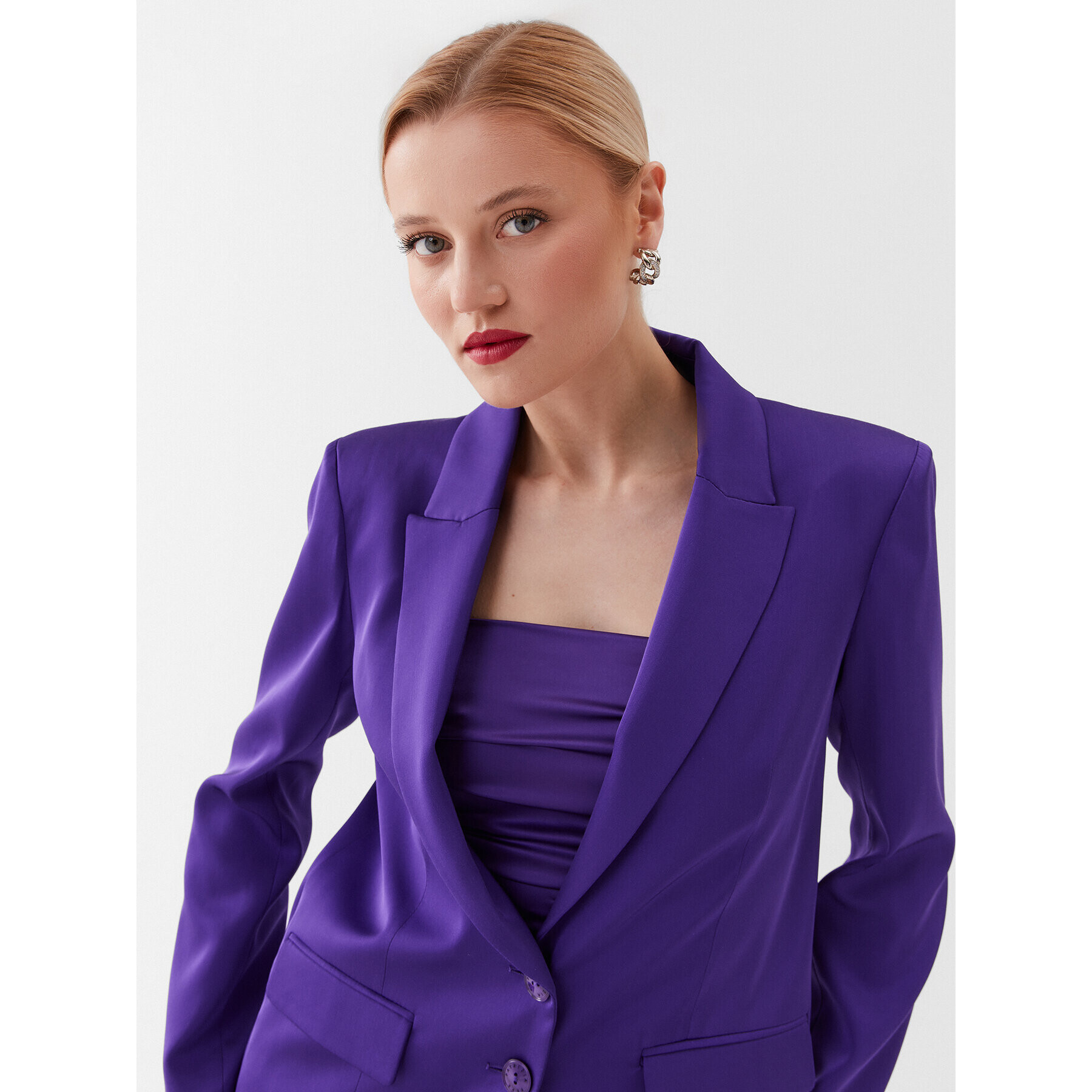 Patrizia Pepe Sacou 2S1456/A262-M448 Violet Regular Fit - Pled.ro