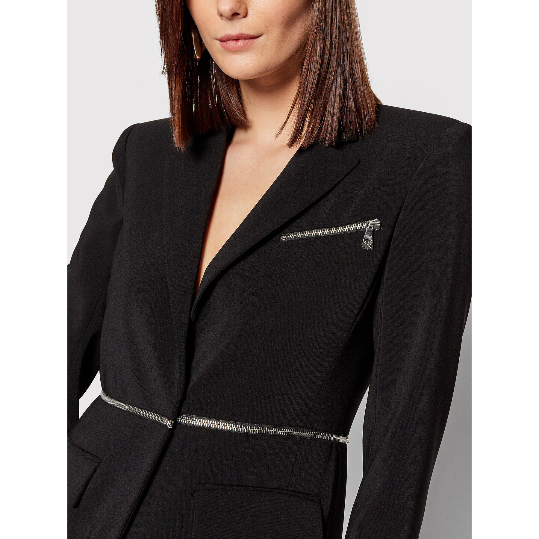 Patrizia Pepe Blazer 8S0406/A6F5-K103 Negru Regular Fit - Pled.ro