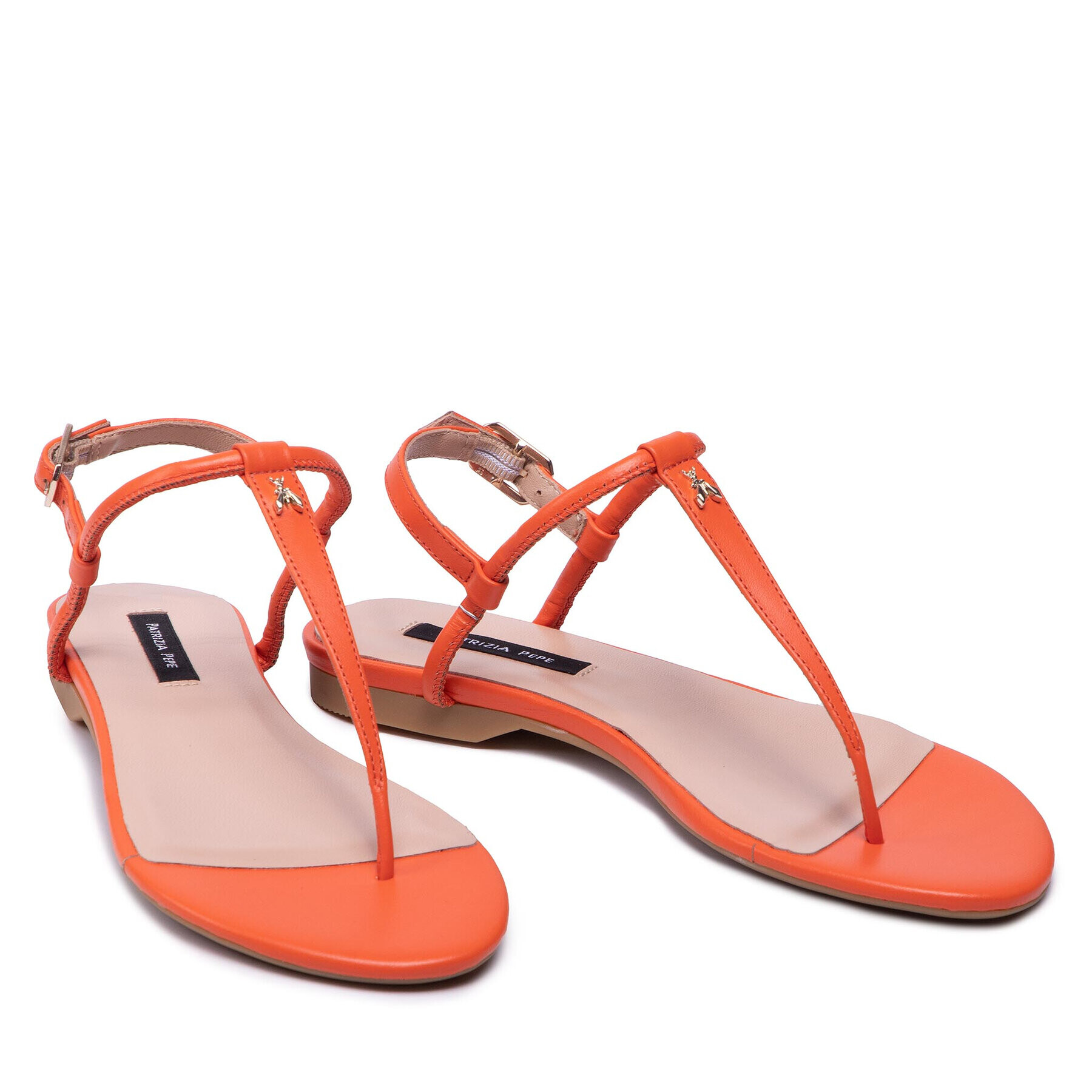 Patrizia Pepe Sandale CX0248/L011-R743 Portocaliu - Pled.ro