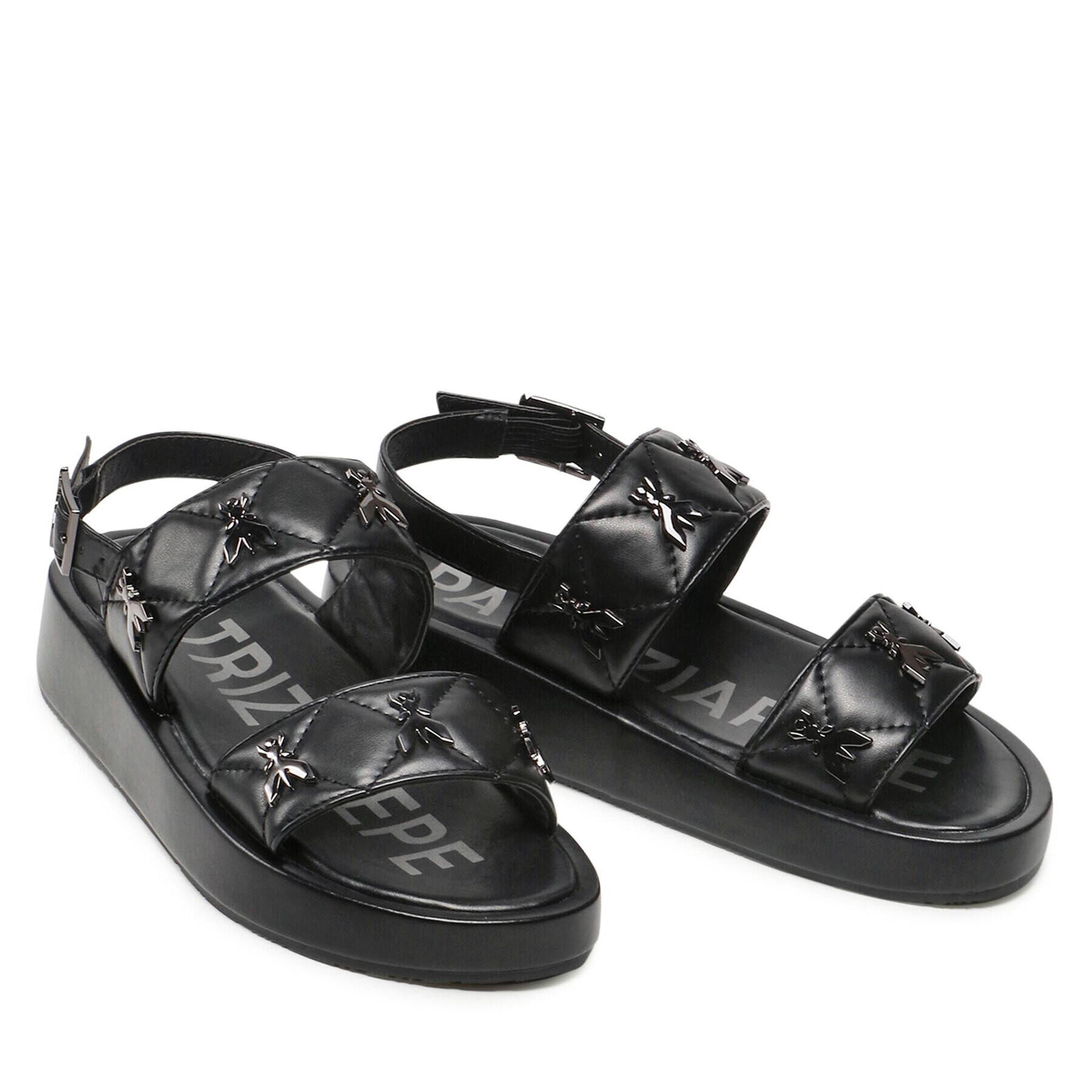 Patrizia Pepe Sandale PJ175.01 S Negru - Pled.ro