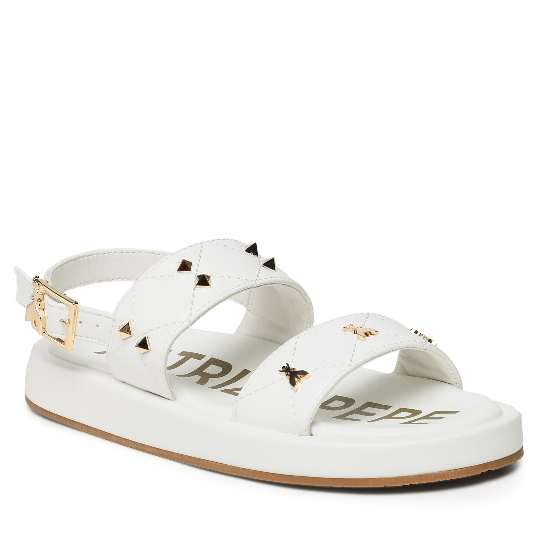 Patrizia Pepe Sandale PJ225.27 S Alb - Pled.ro