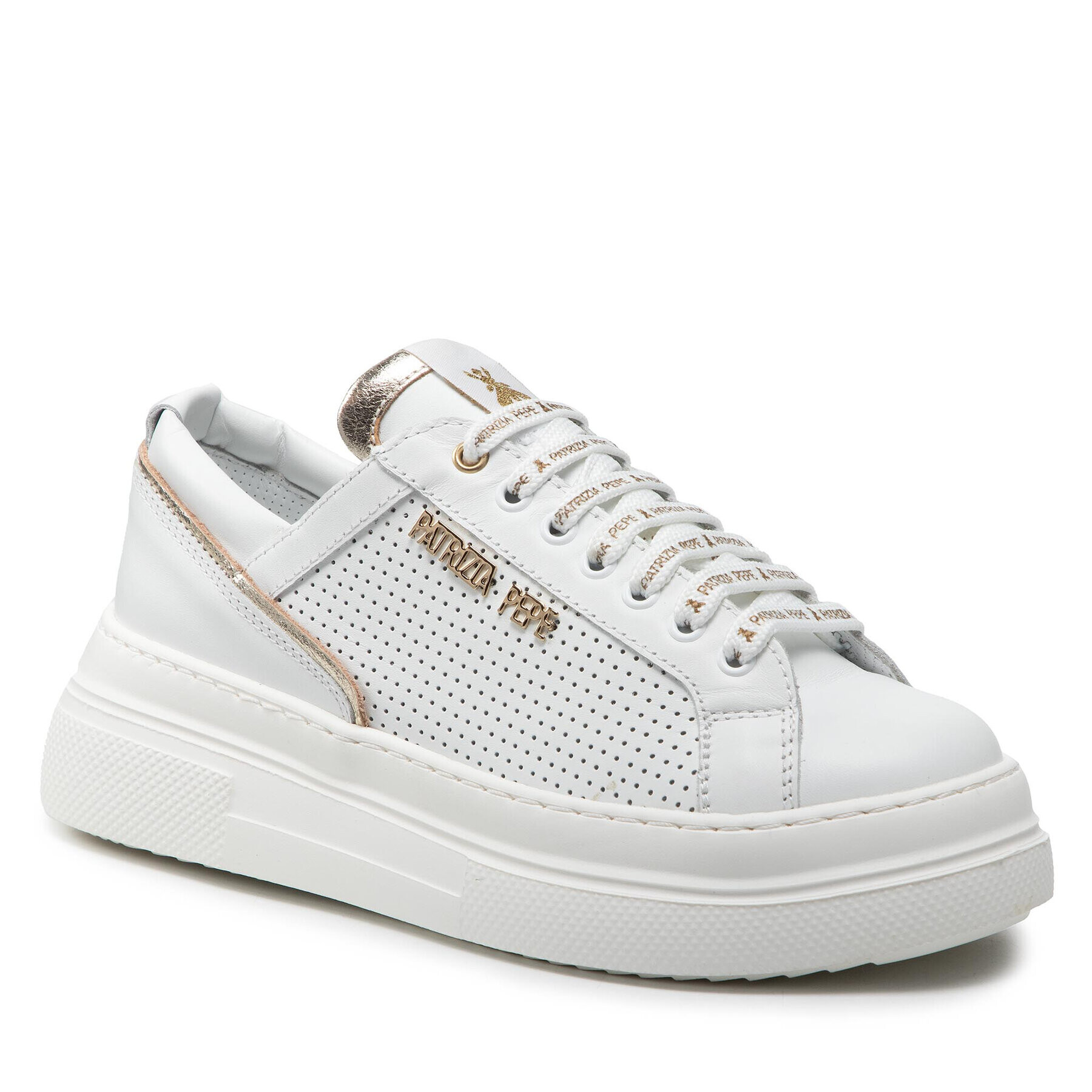 Patrizia Pepe Sneakers PJ110.27 Alb - Pled.ro