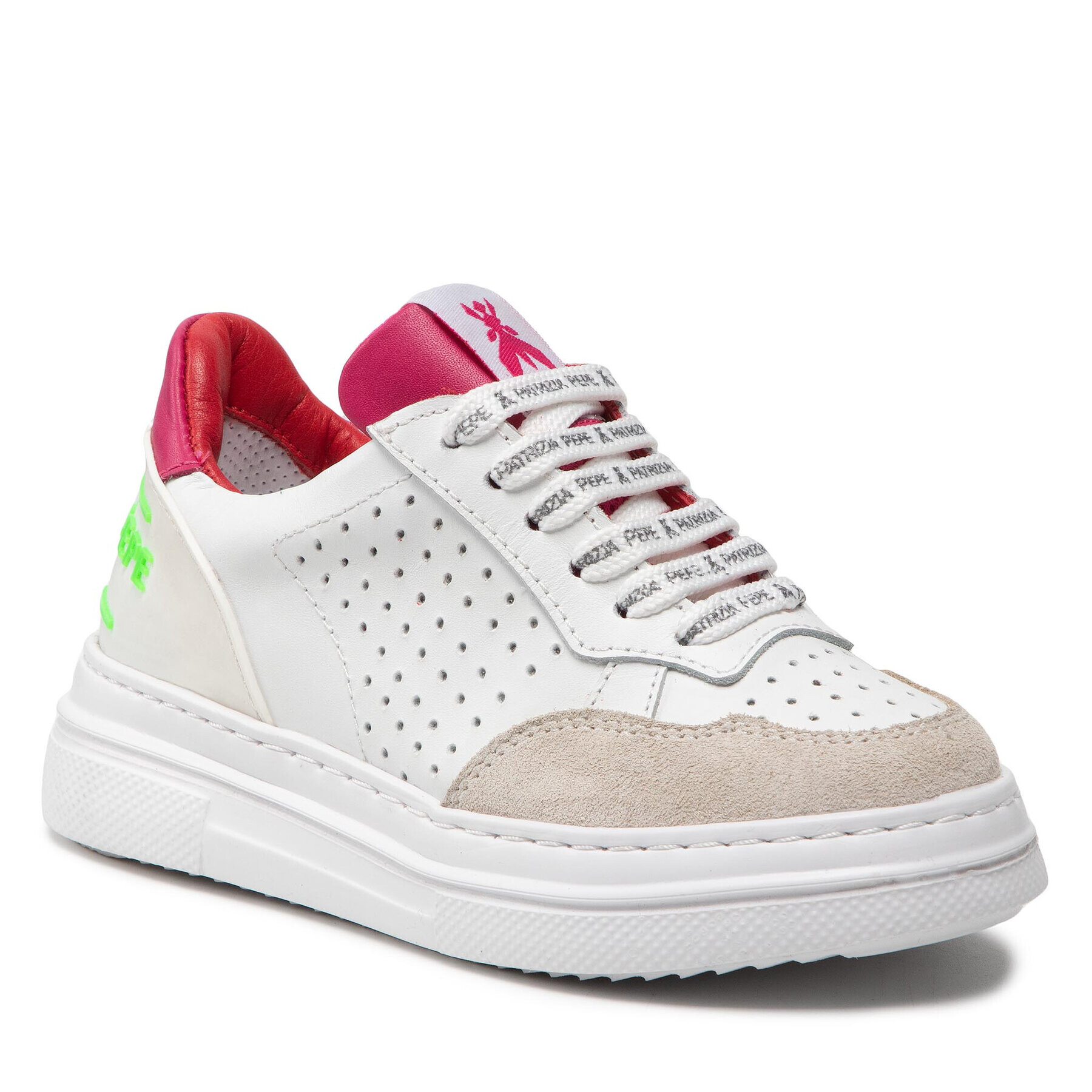 Patrizia Pepe Sneakers PJ112.02 Alb - Pled.ro