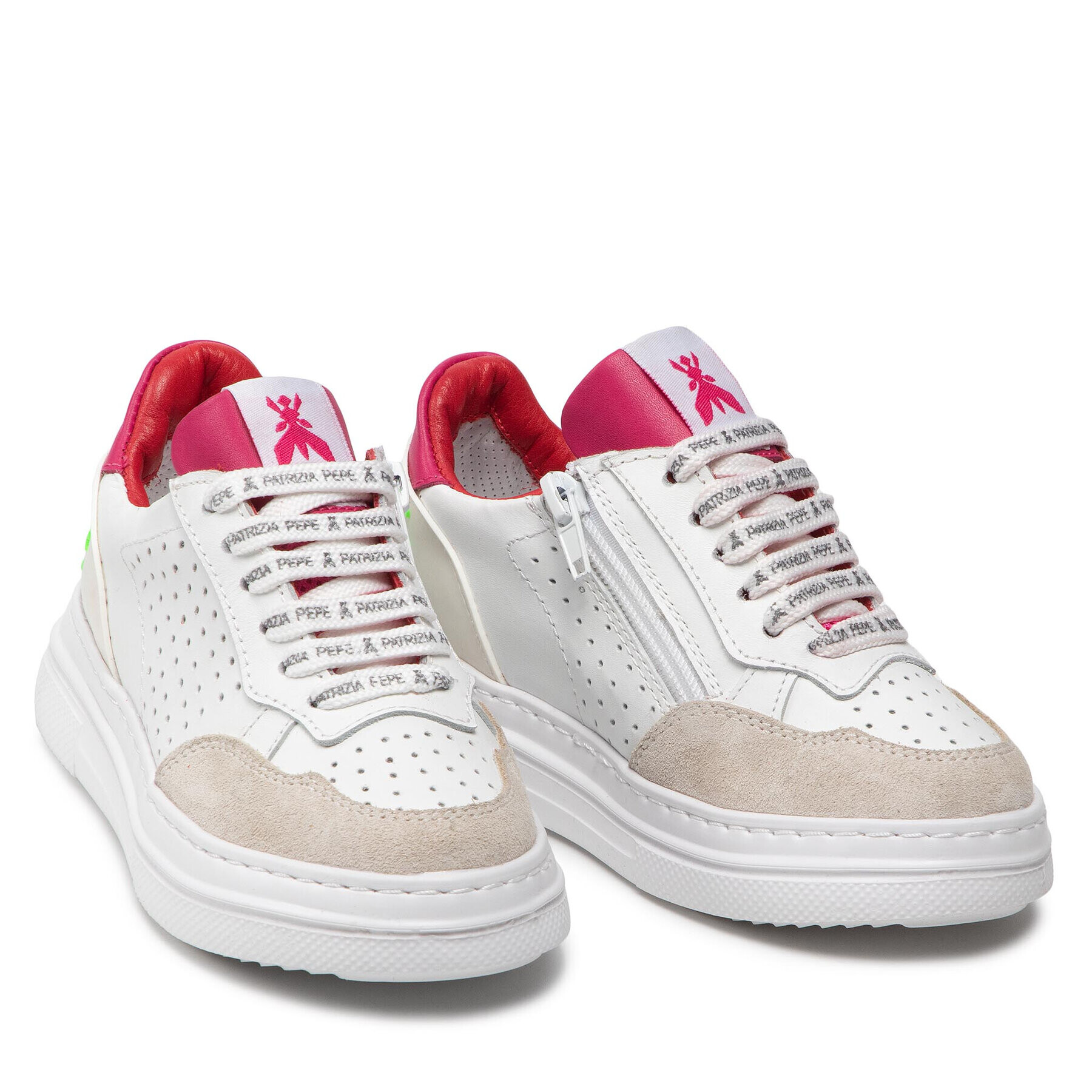 Patrizia Pepe Sneakers PJ112.02 Alb - Pled.ro