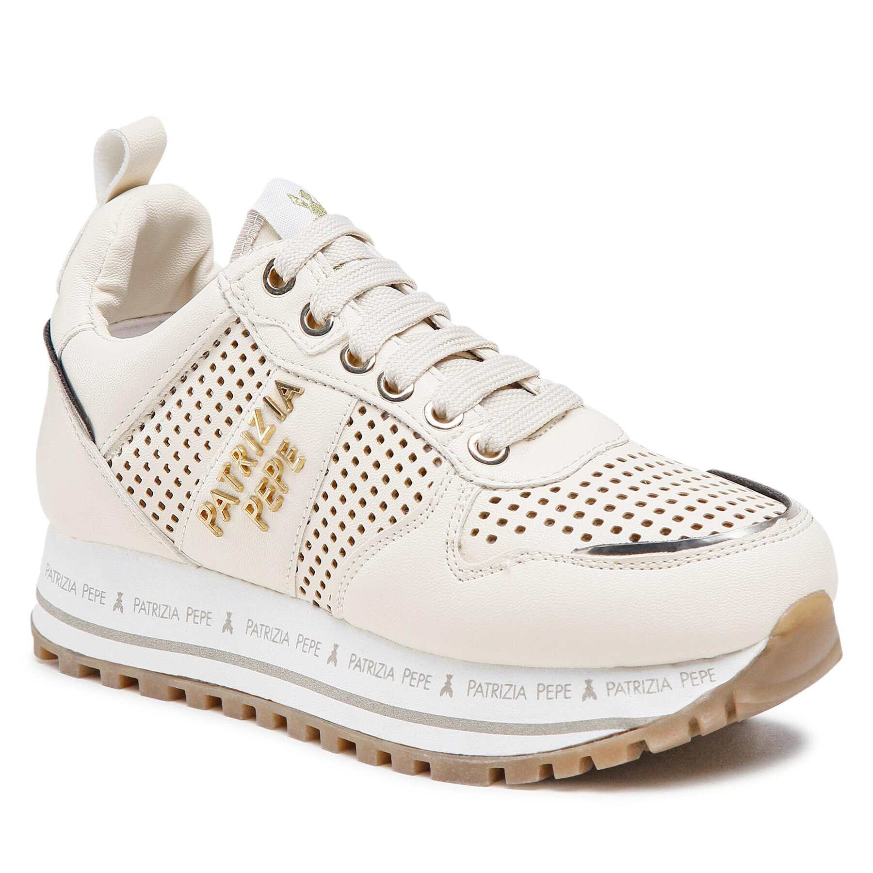 Patrizia Pepe Sneakers PJ150.02 M Bej - Pled.ro