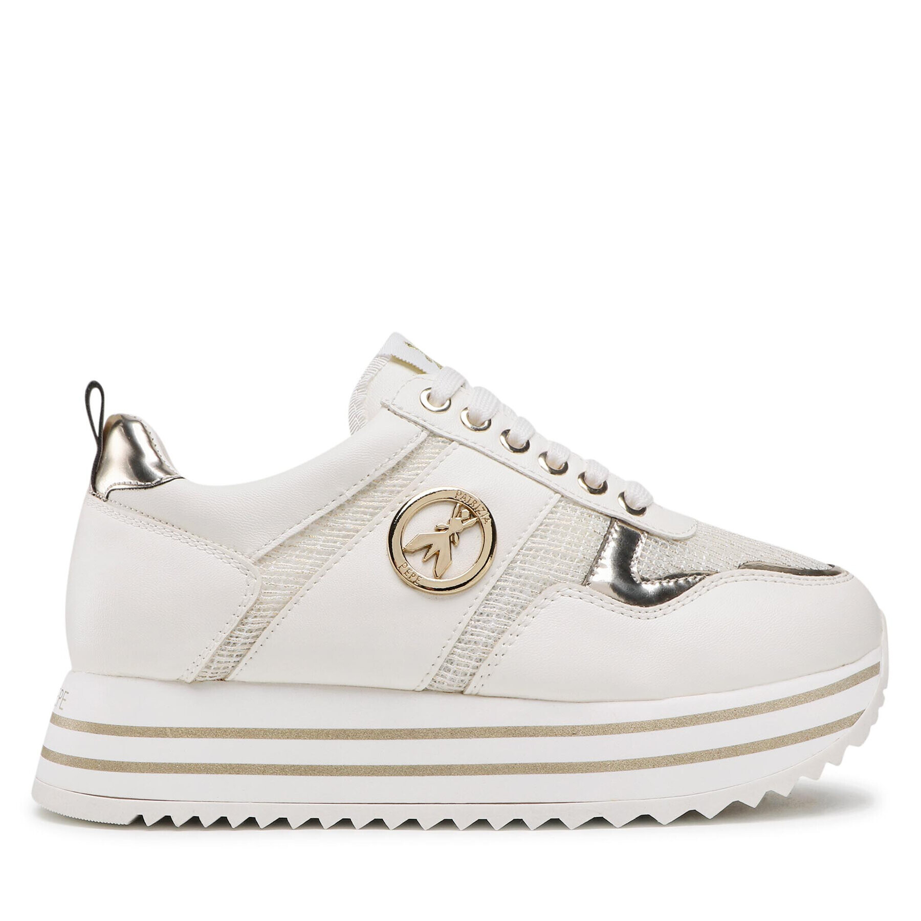 Patrizia Pepe Sneakers PJ152.27 Alb - Pled.ro