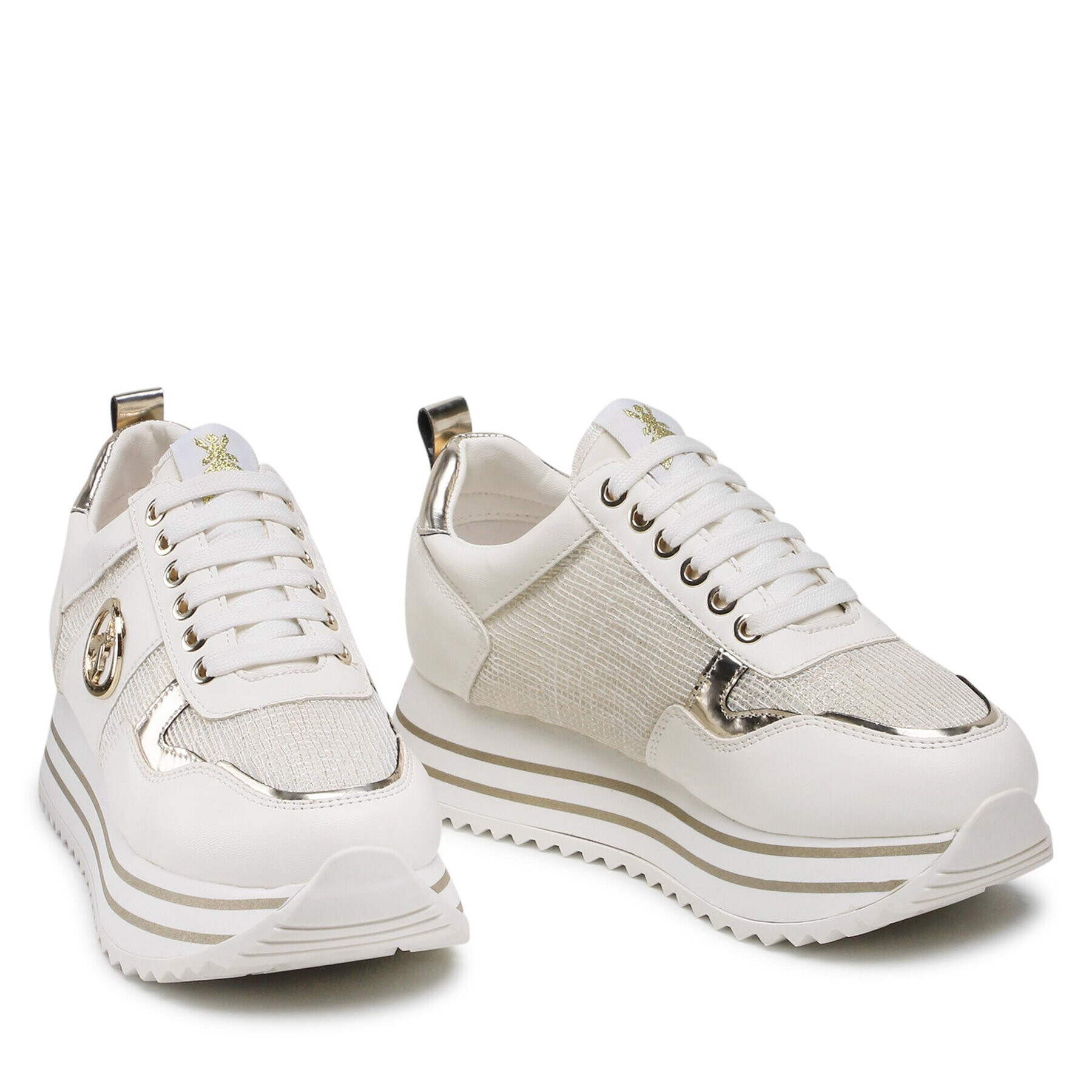 Patrizia Pepe Sneakers PJ152.27 Alb - Pled.ro