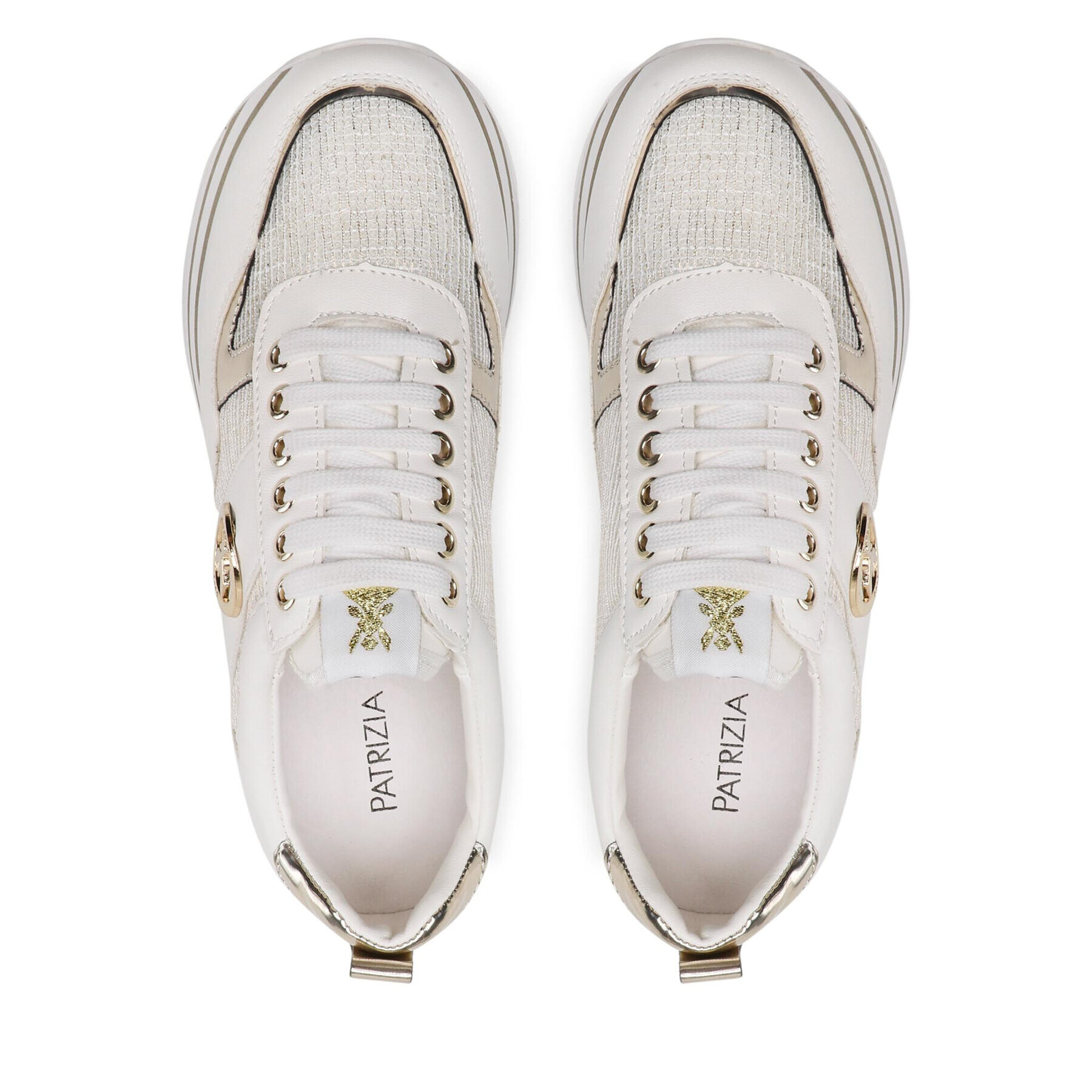 Patrizia Pepe Sneakers PJ152.27 Alb - Pled.ro