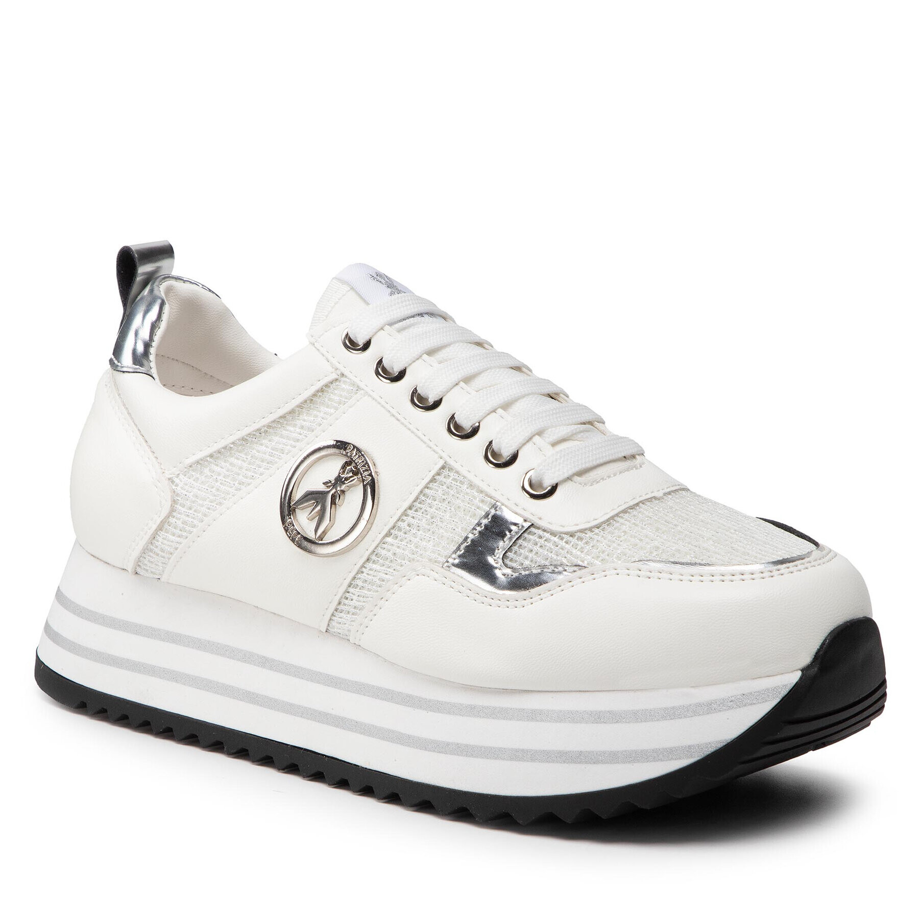 Patrizia Pepe Sneakers PJ152.30 S Alb - Pled.ro