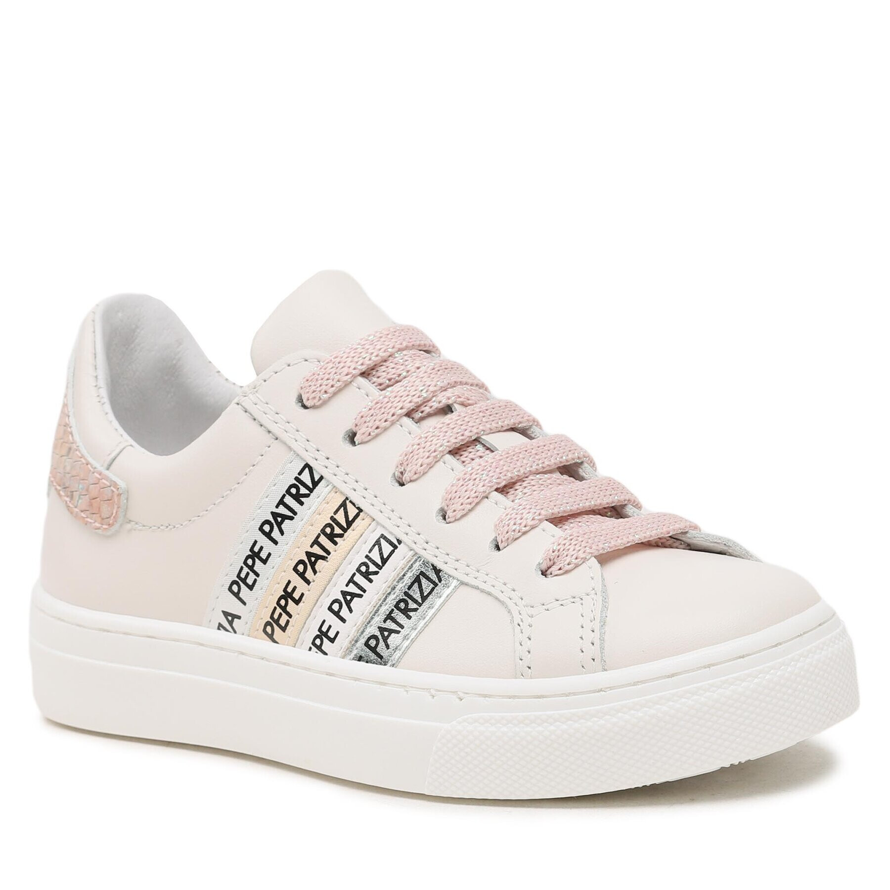 Patrizia Pepe Sneakers PJ204.02 M Écru - Pled.ro