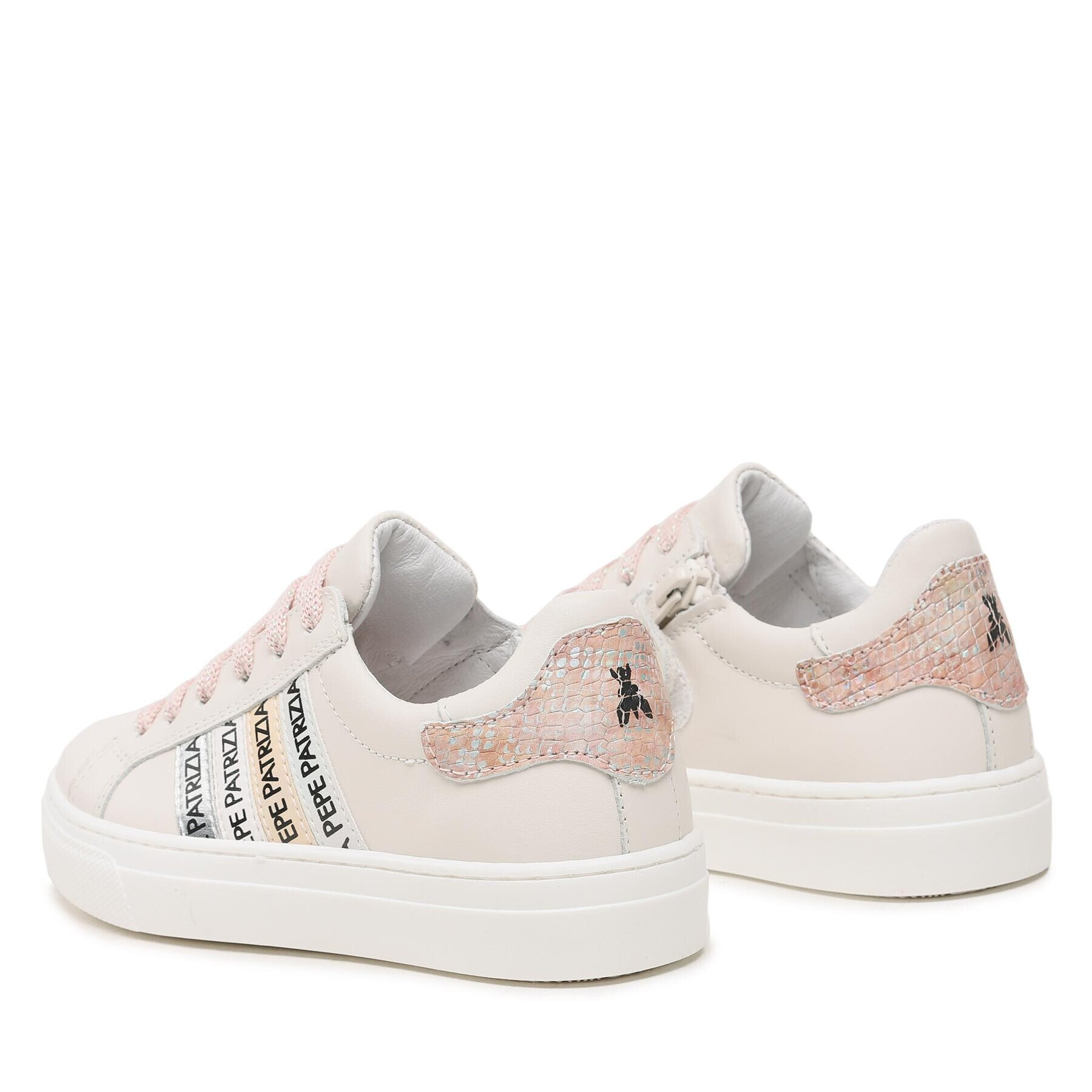 Patrizia Pepe Sneakers PJ204.02 M Écru - Pled.ro