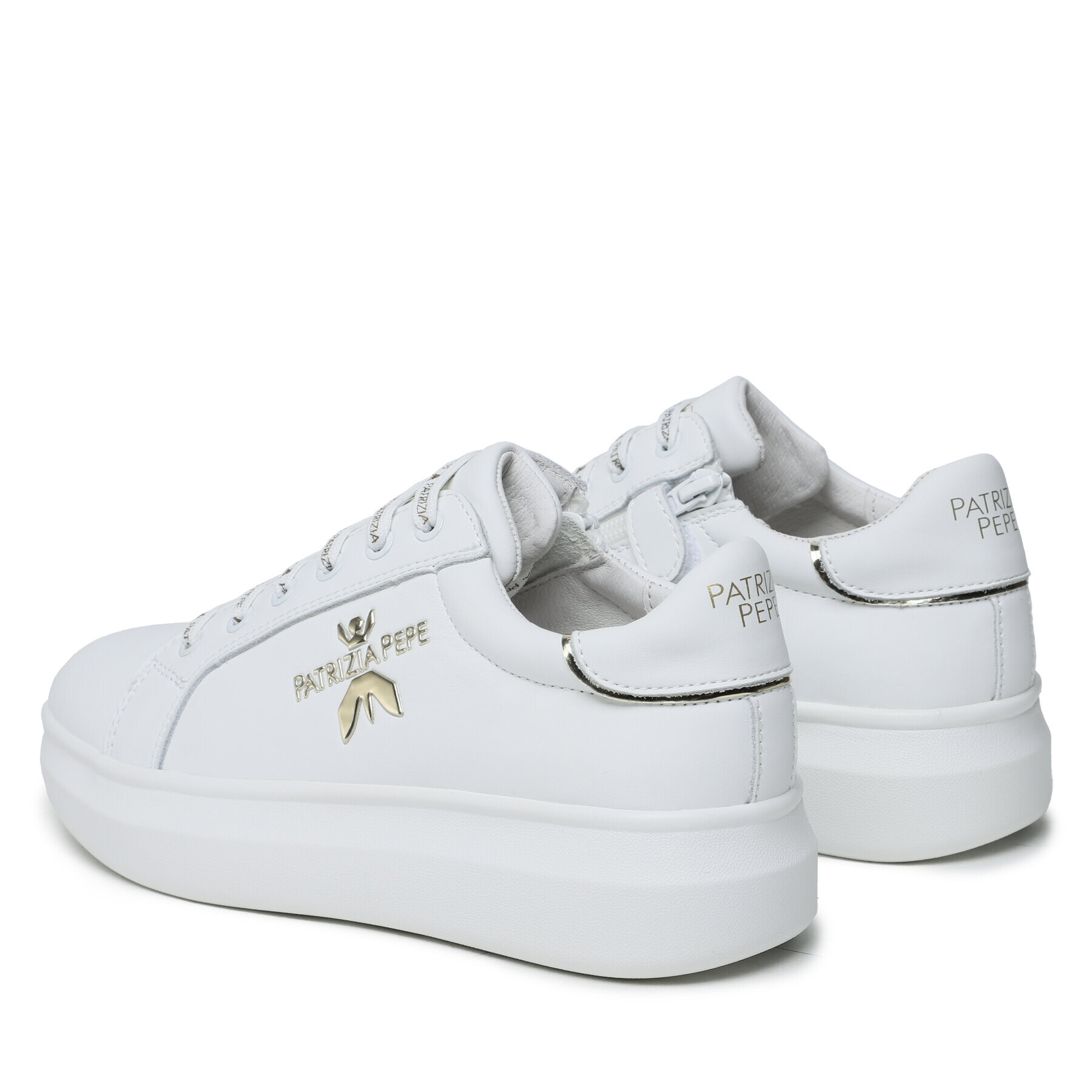 Patrizia Pepe Sneakers PJ210.02 S Alb - Pled.ro